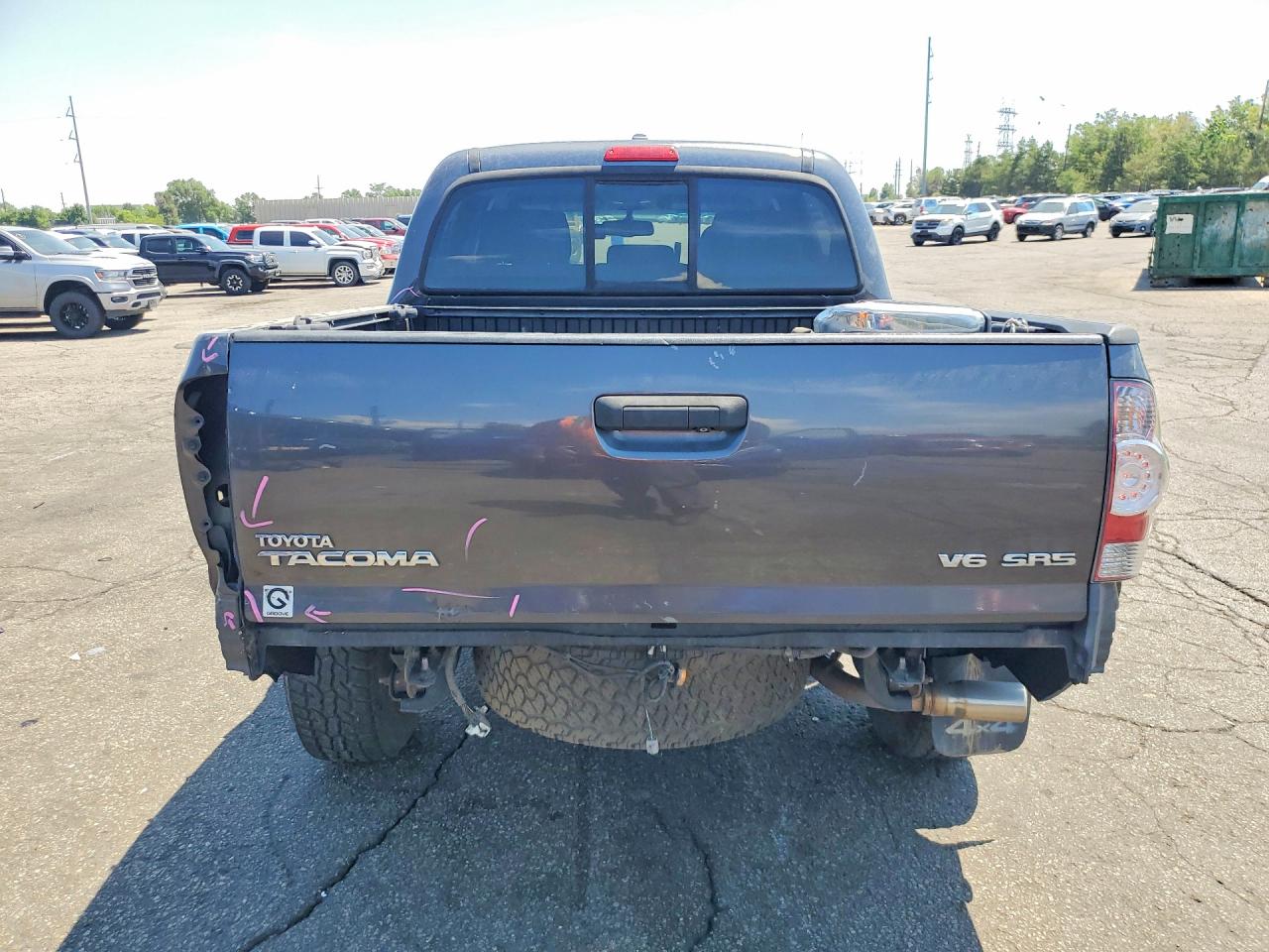2010 Toyota Tacoma V6 Gray vin: 3TMLU4EN5AM048167