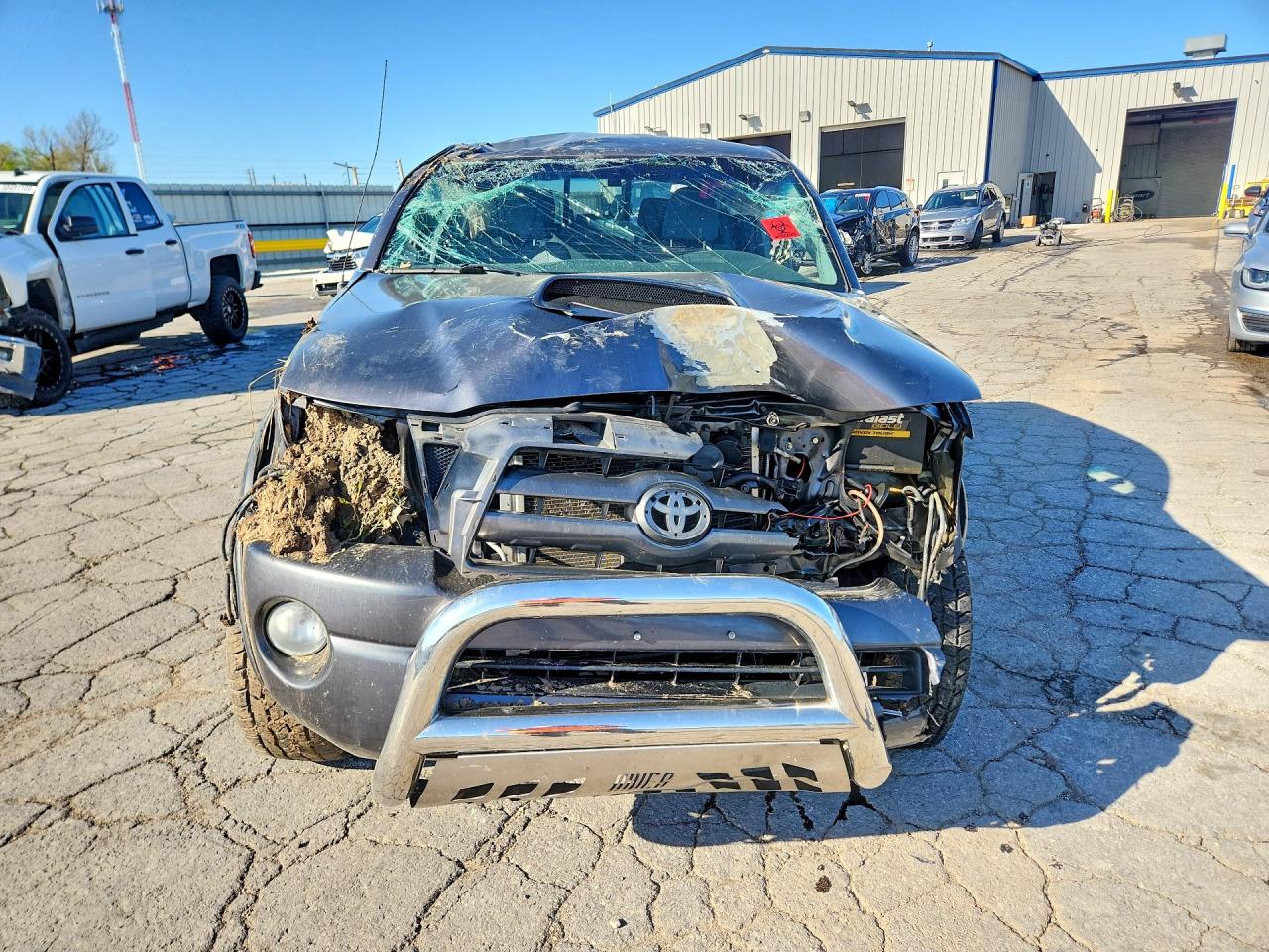 2010 Toyota Tacoma Double Cab Gray vin: 3TMLU4EN5AM054454