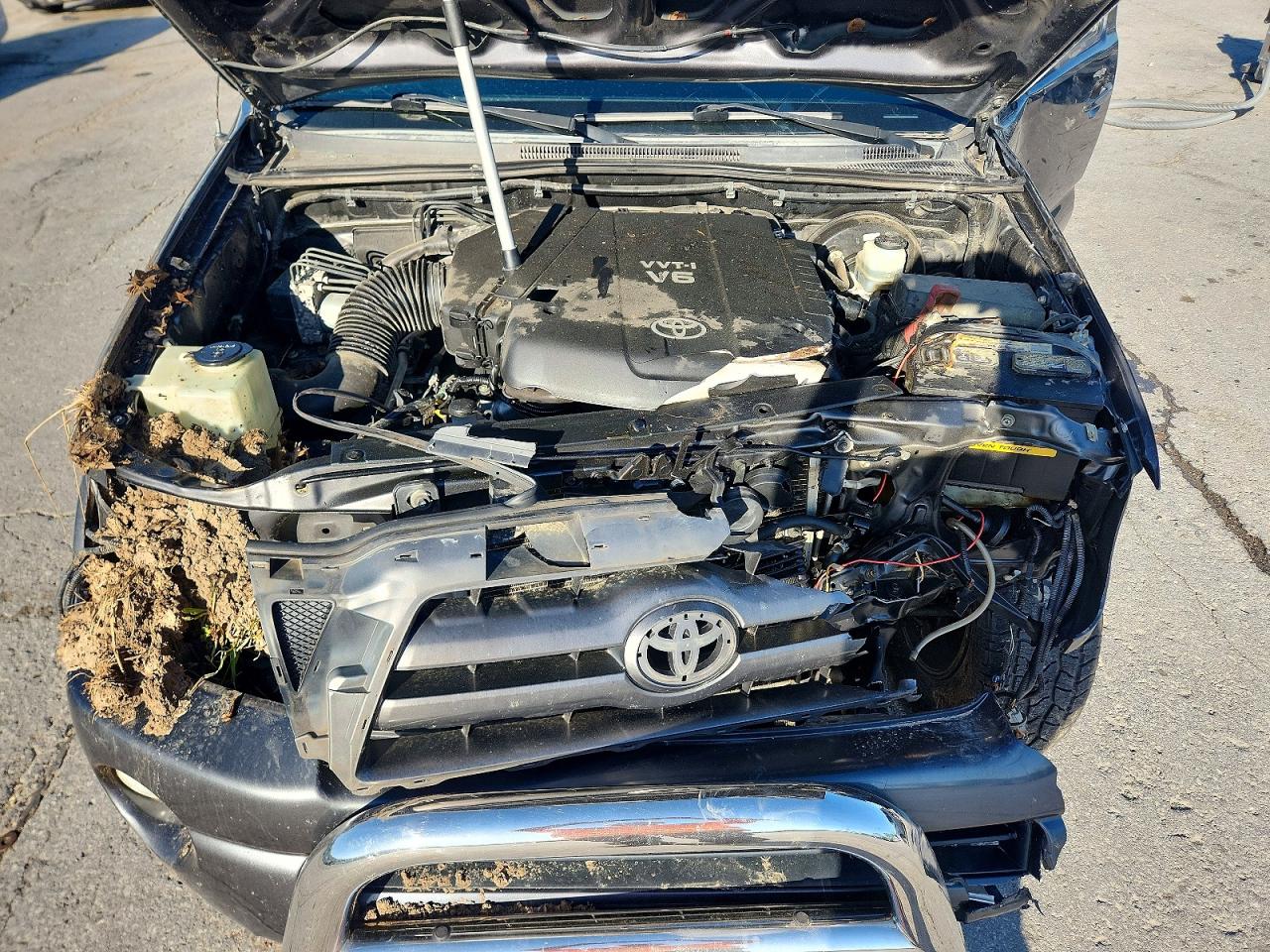 2010 Toyota Tacoma Double Cab Gray vin: 3TMLU4EN5AM054454