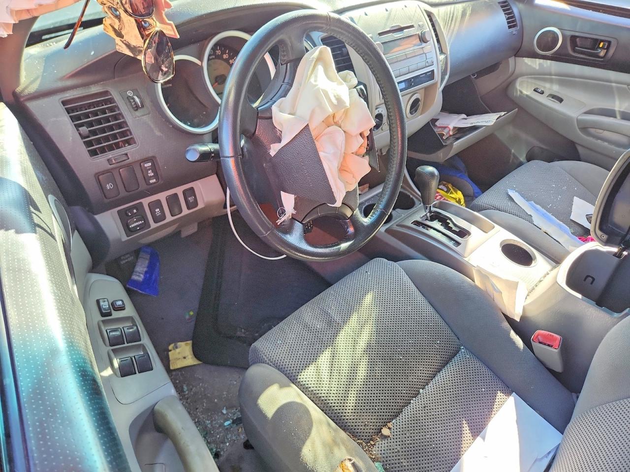 2010 Toyota Tacoma Double Cab Gray vin: 3TMLU4EN5AM054454