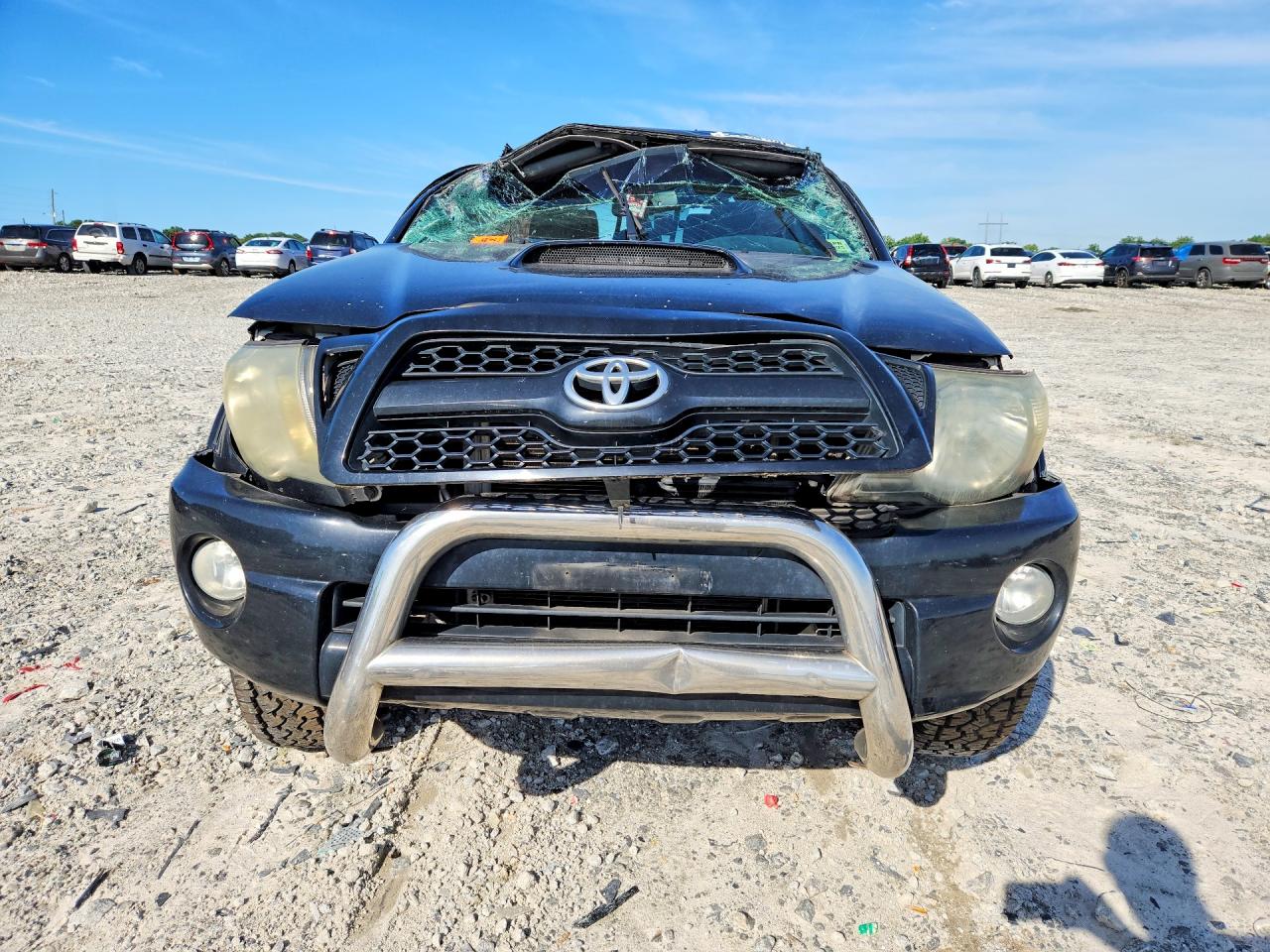 2011 Toyota Tacoma Double Cab Black vin: 3TMLU4EN5BM057677