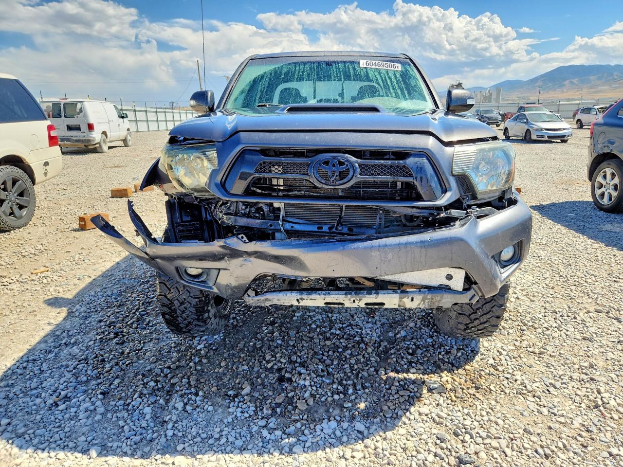 2012 Toyota Tacoma Double Cab Угольный vin: 3TMLU4EN5CM086730