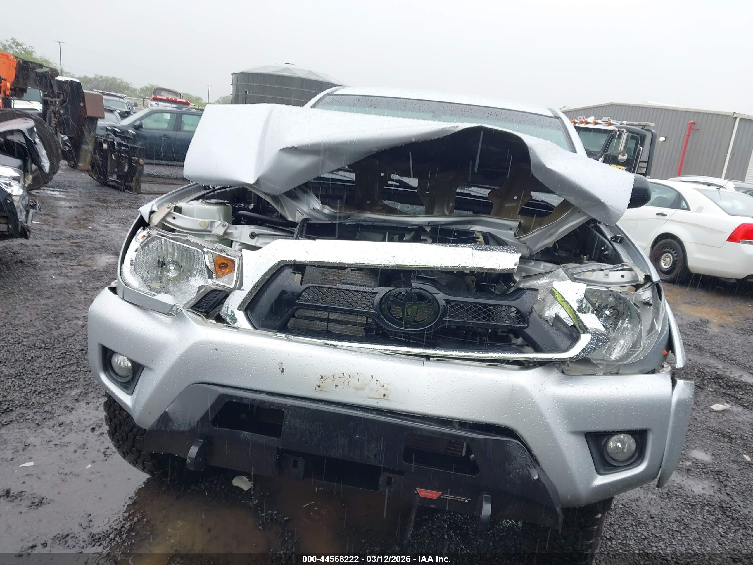 2012 Toyota Tacoma Base V6 Gray vin: 3TMLU4EN5CM094231
