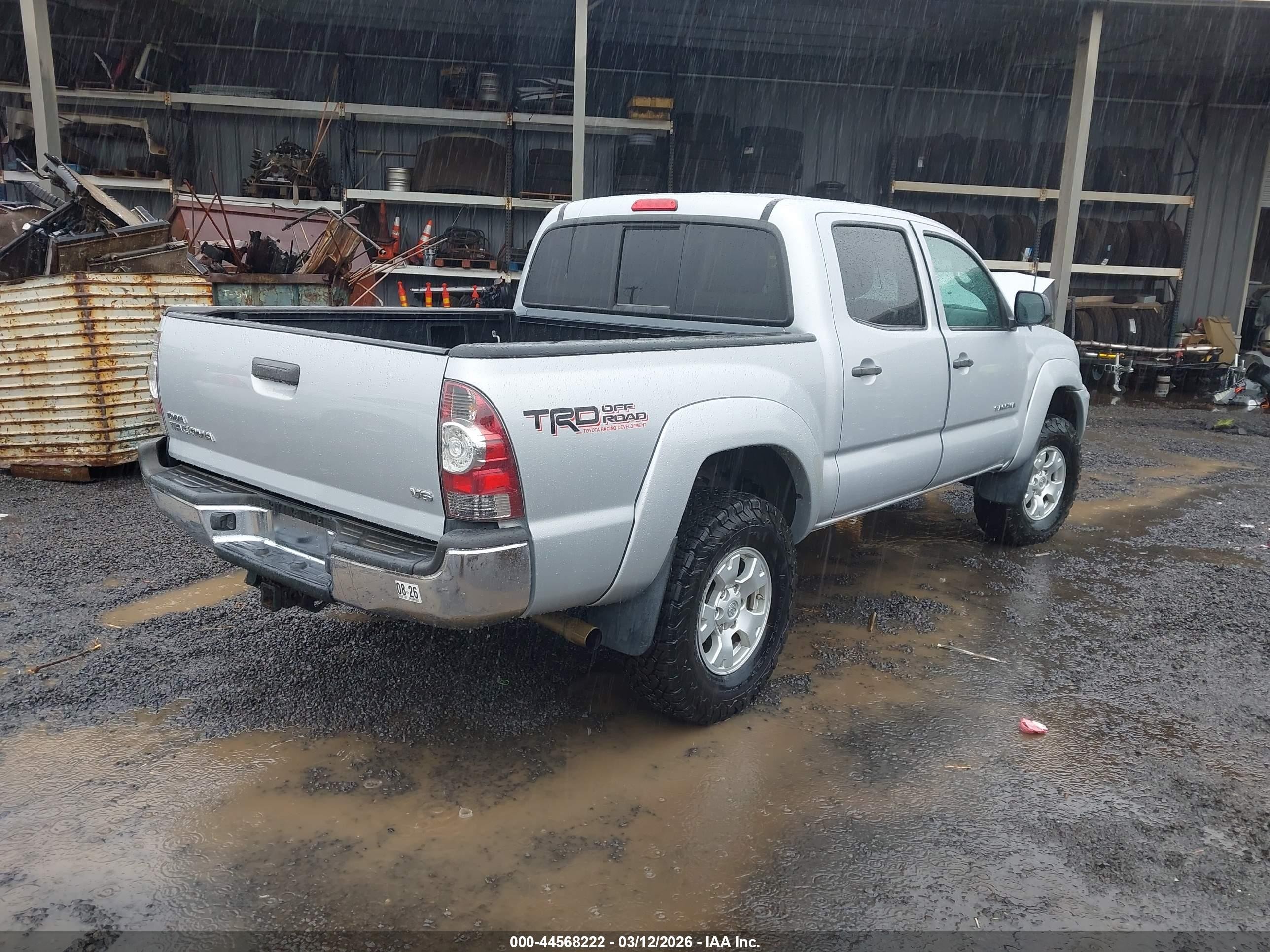 2012 Toyota Tacoma Base V6 Gray vin: 3TMLU4EN5CM094231