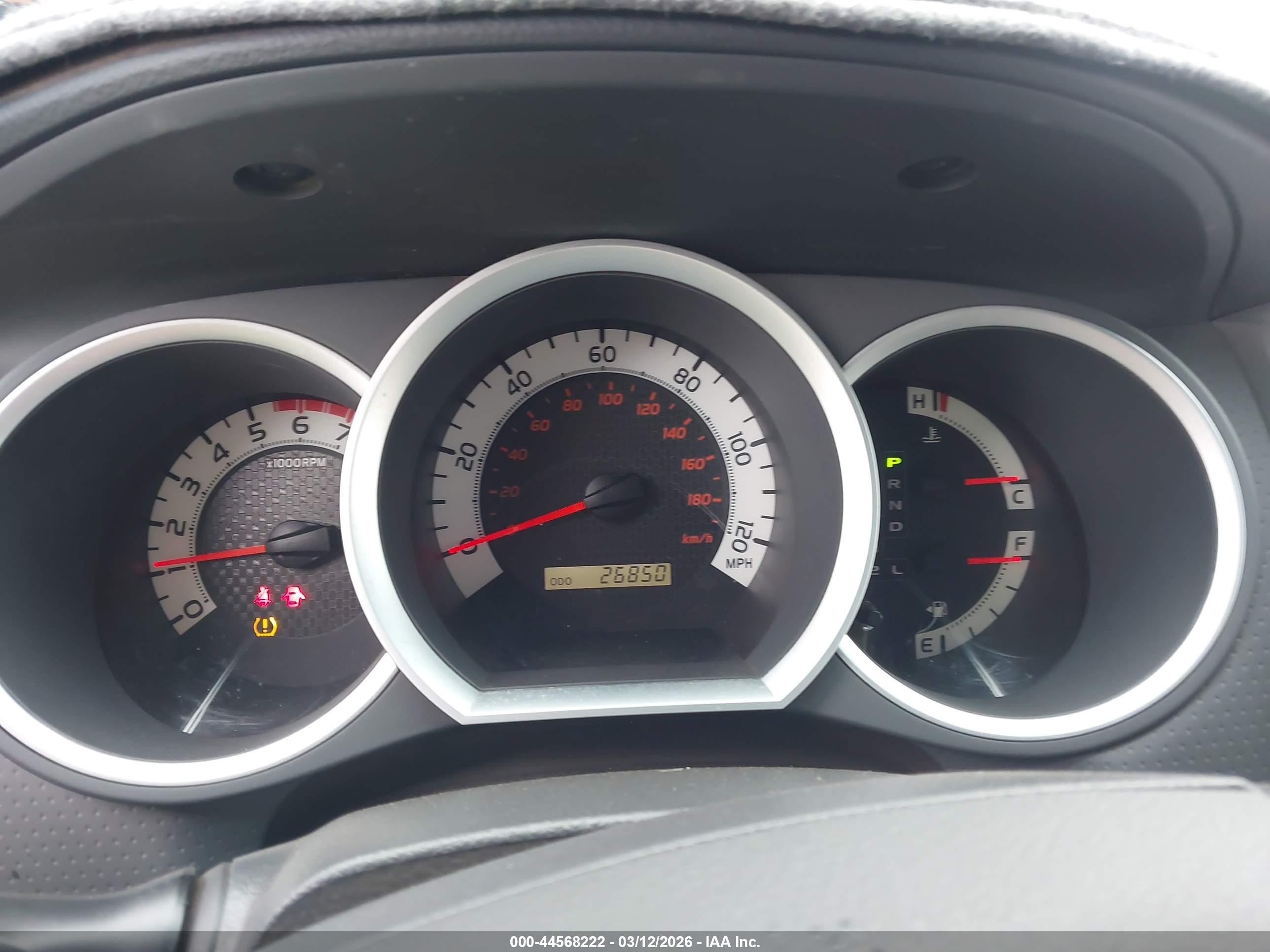2012 Toyota Tacoma Base V6 Gray vin: 3TMLU4EN5CM094231