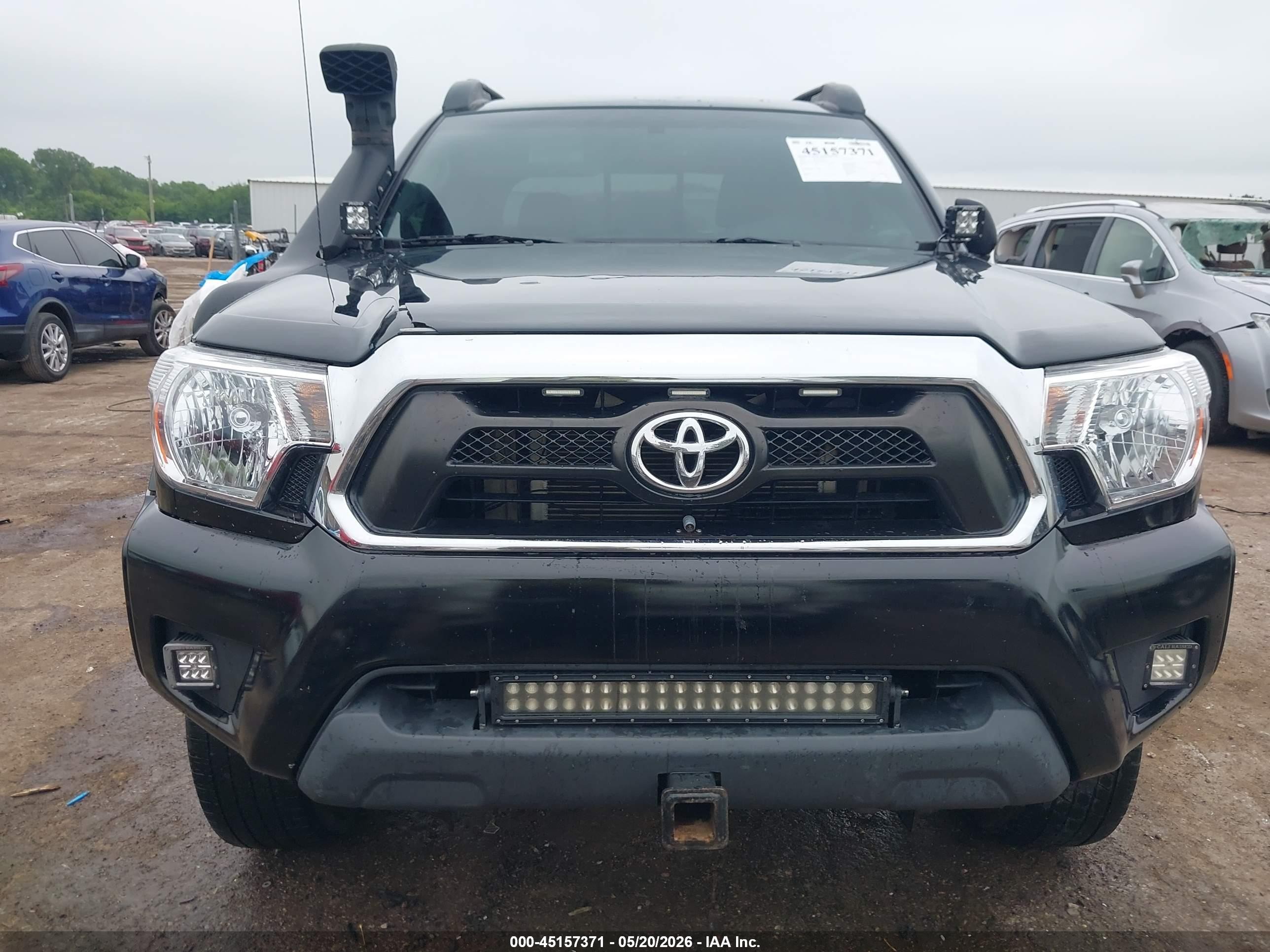 2013 Toyota Tacoma Base V6 Black vin: 3TMLU4EN5DM129805