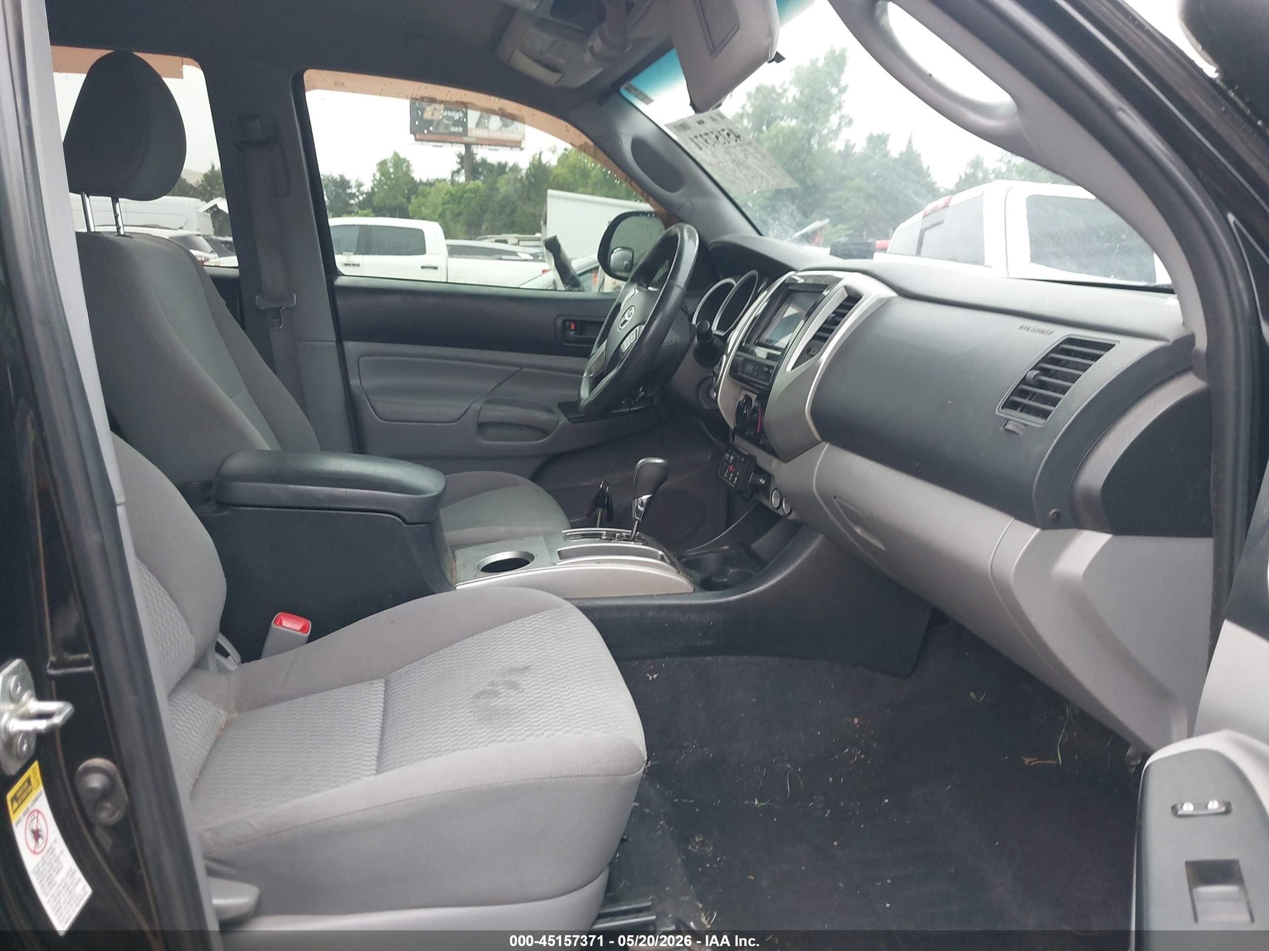 2013 Toyota Tacoma Base V6 Black vin: 3TMLU4EN5DM129805
