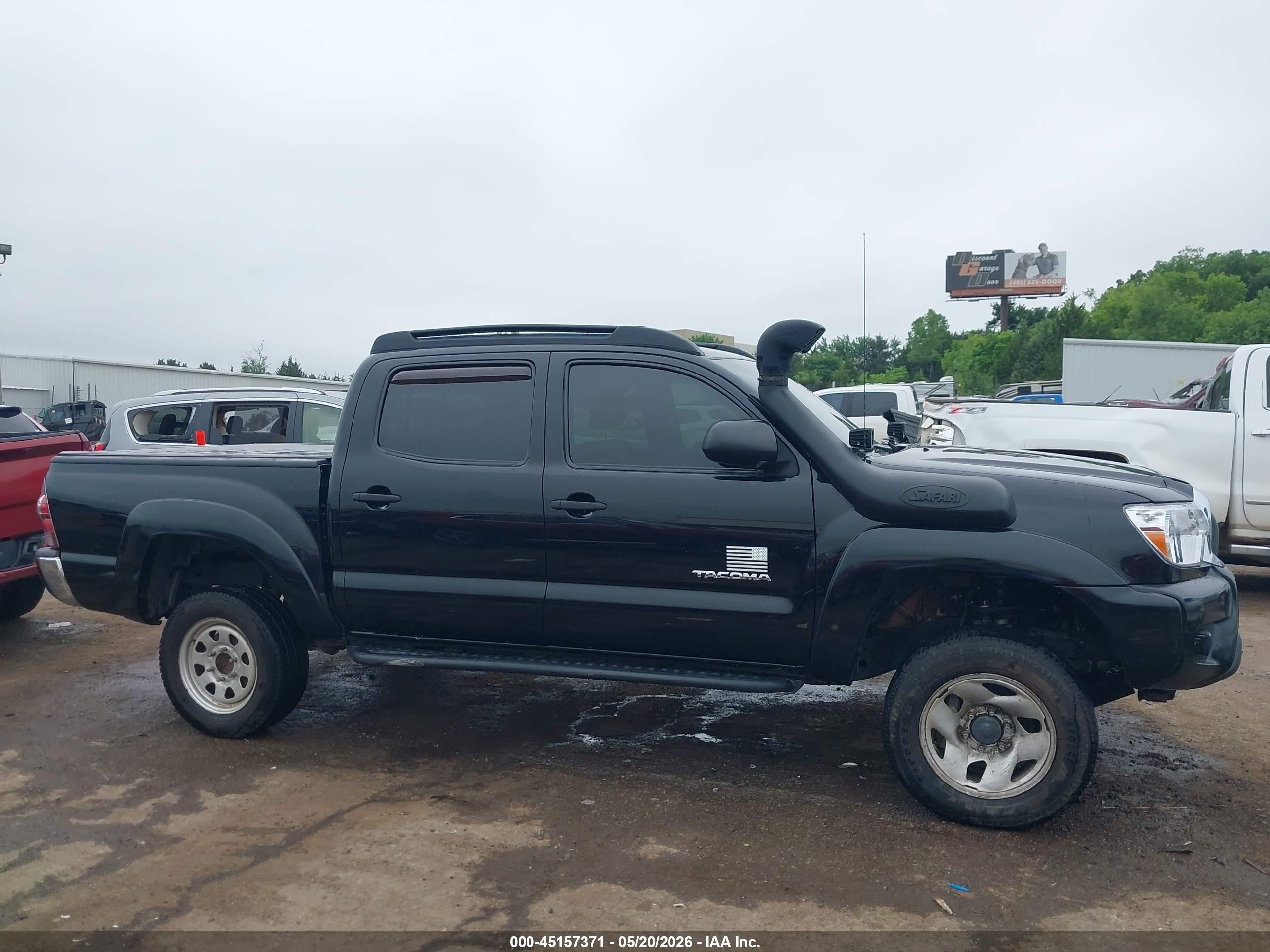 2013 Toyota Tacoma Base V6 Black vin: 3TMLU4EN5DM129805