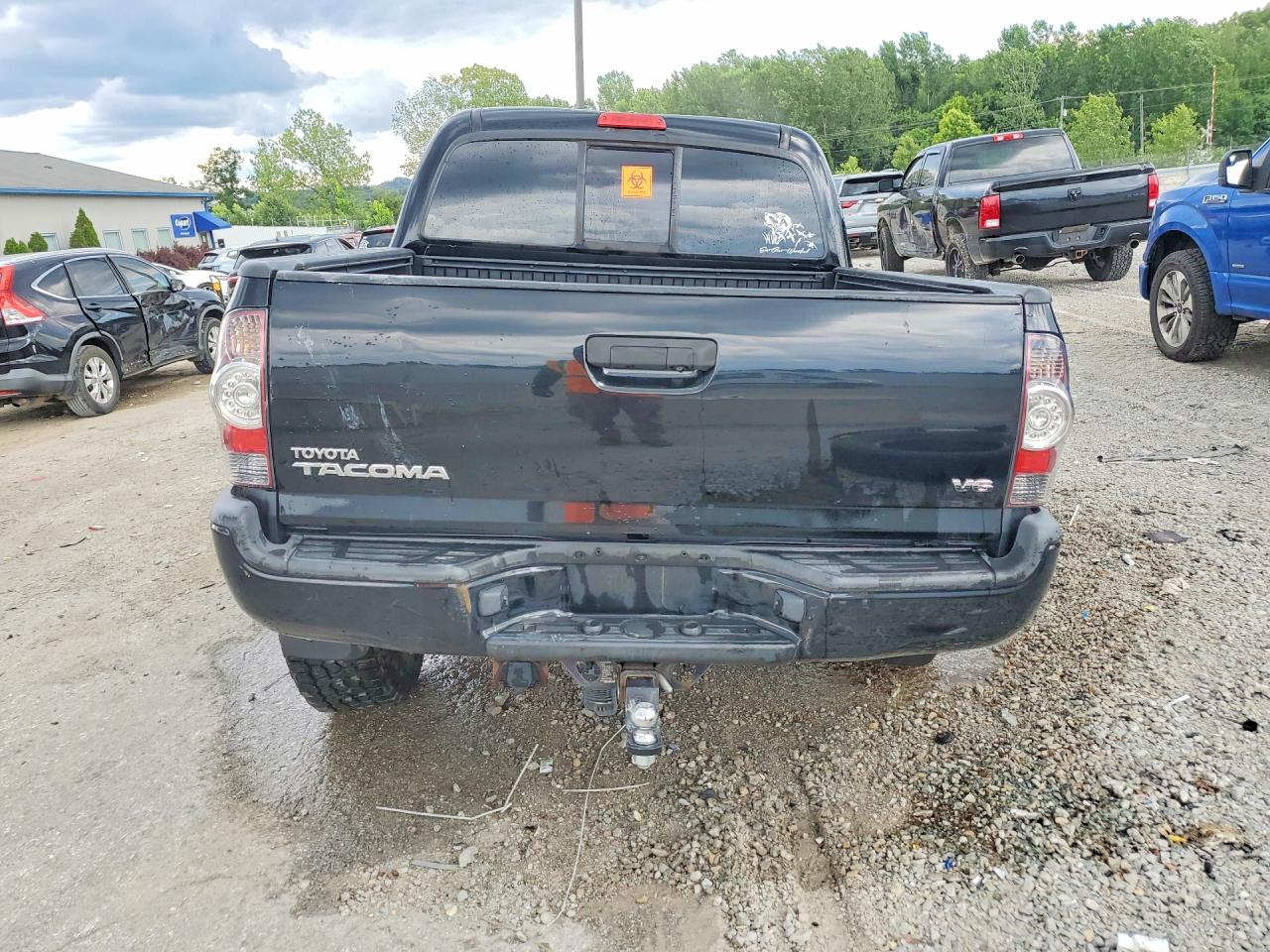 2013 Toyota Tacoma Double Cab Black vin: 3TMLU4EN5DM131697