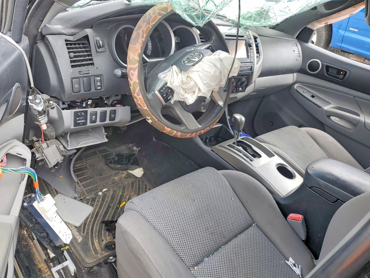 2013 Toyota Tacoma Double Cab Black vin: 3TMLU4EN5DM131697