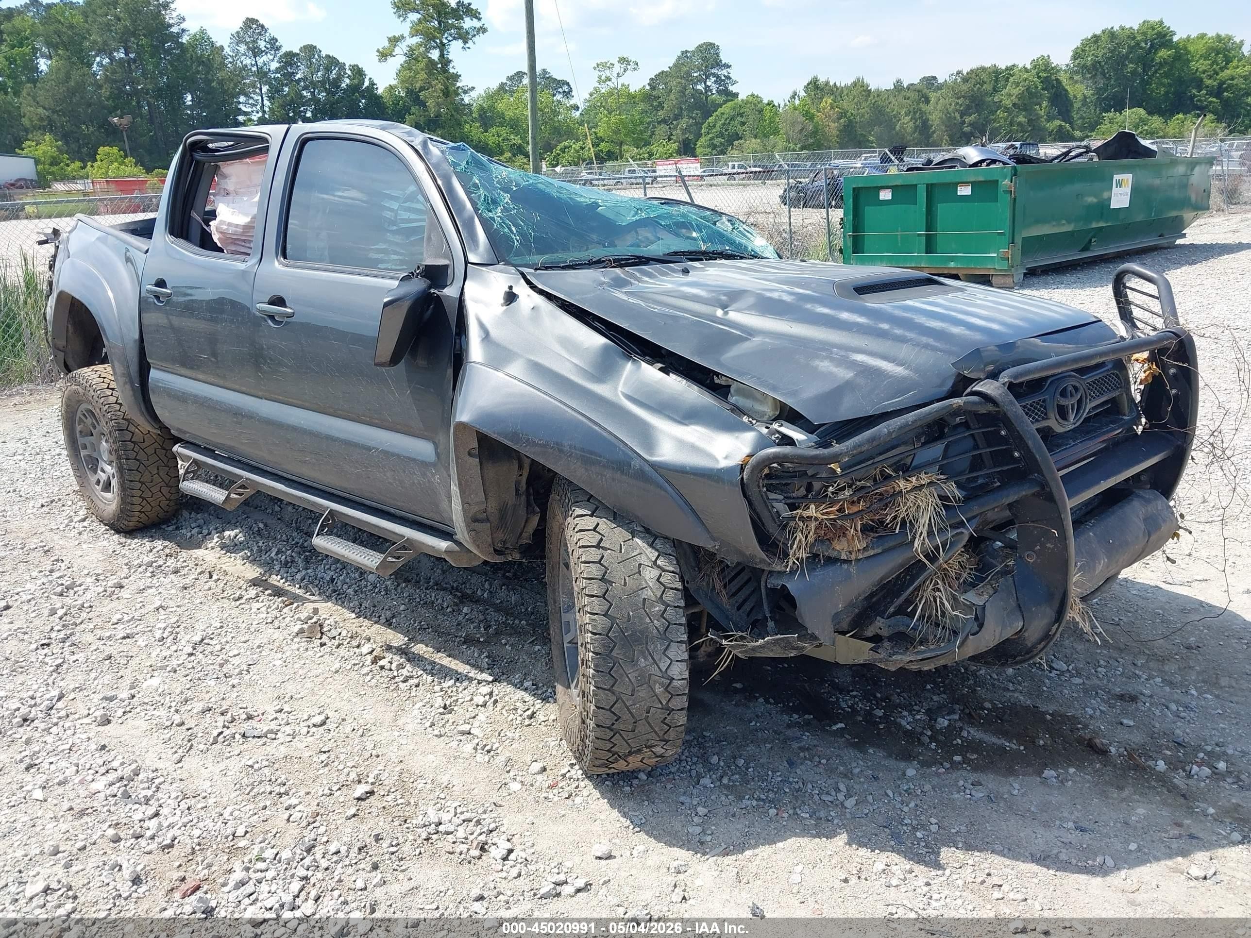 2014 Toyota Tacoma Base V6 Серый vin: 3TMLU4EN5EM146864