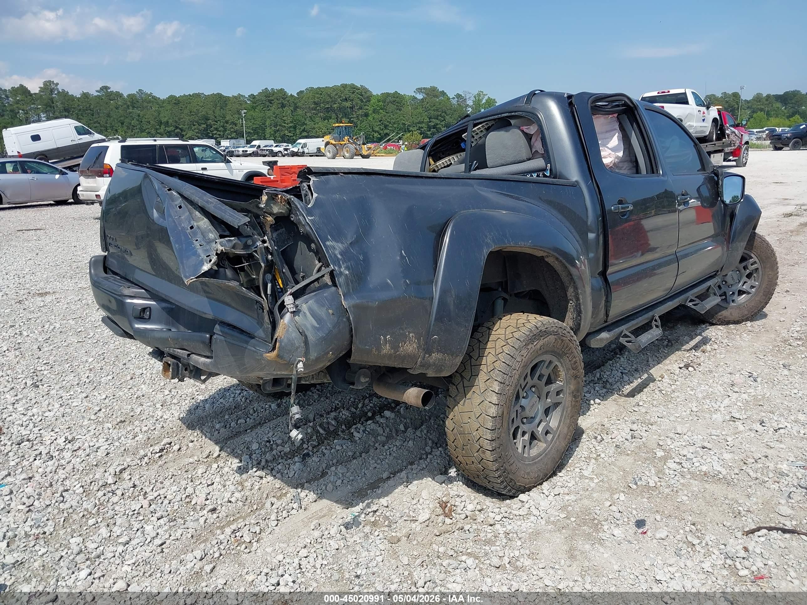 2014 Toyota Tacoma Base V6 Gray vin: 3TMLU4EN5EM146864