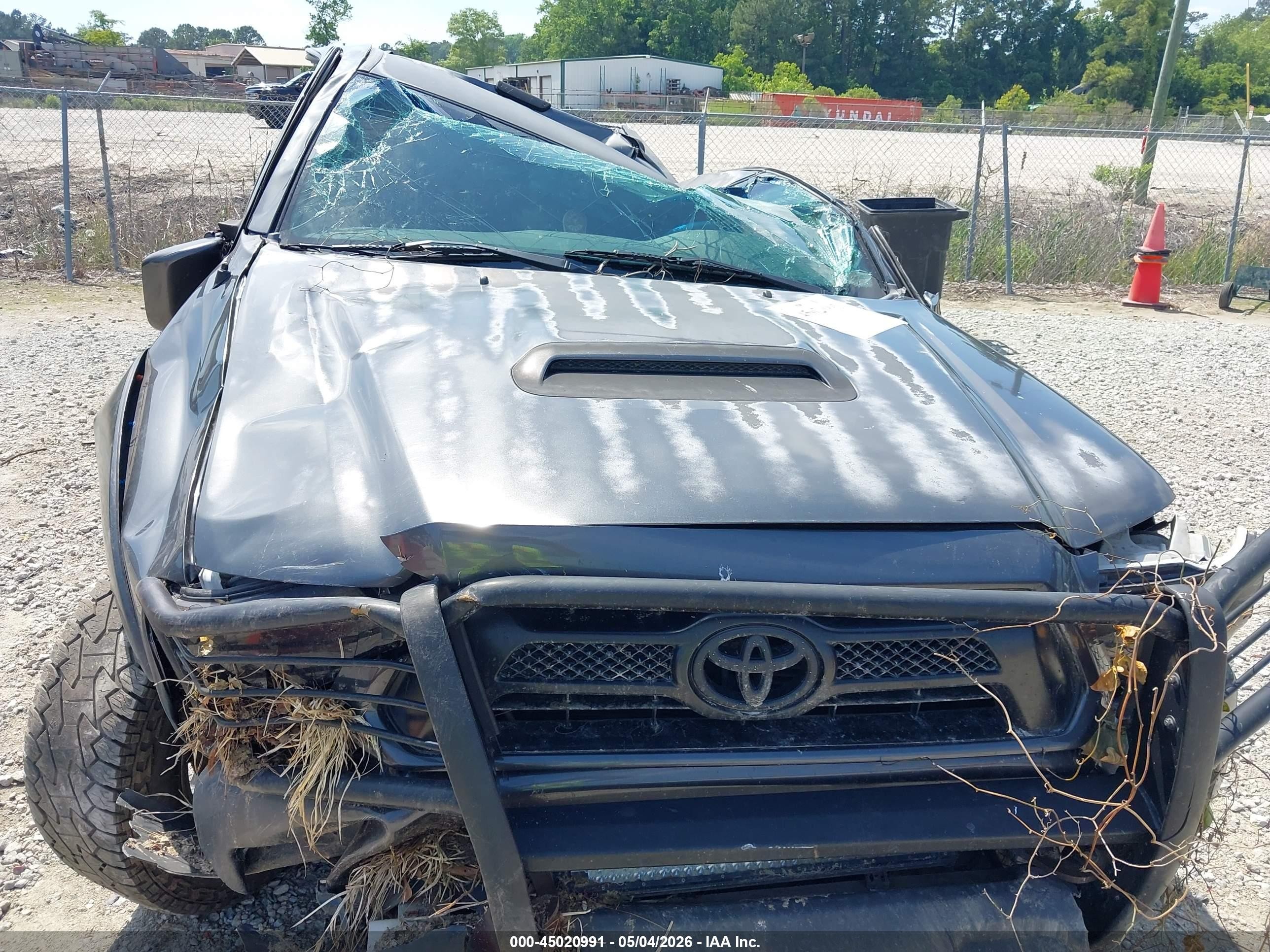 2014 Toyota Tacoma Base V6 Gray vin: 3TMLU4EN5EM146864