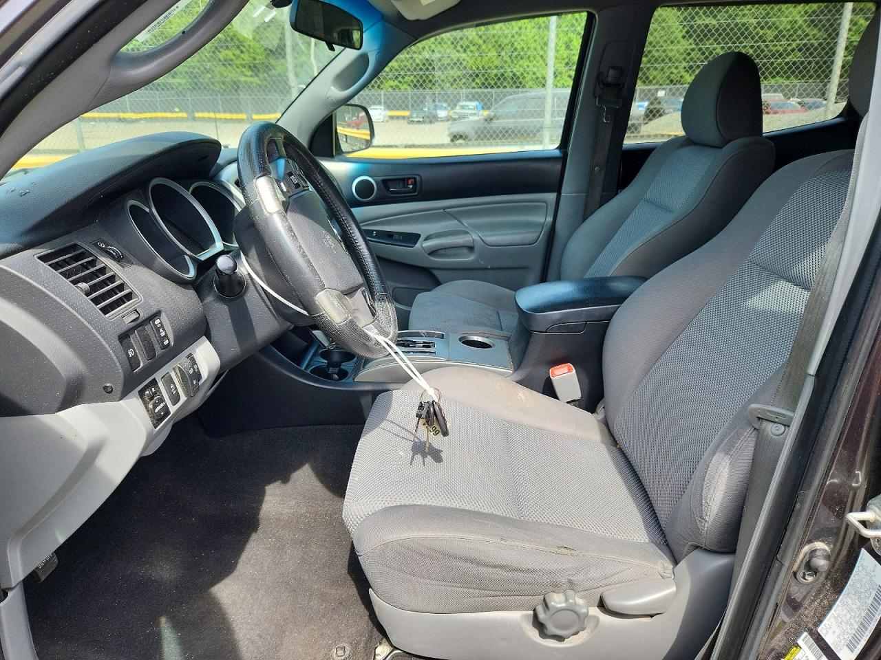 2014 Toyota Tacoma Double Cab Gray vin: 3TMLU4EN5EM154110
