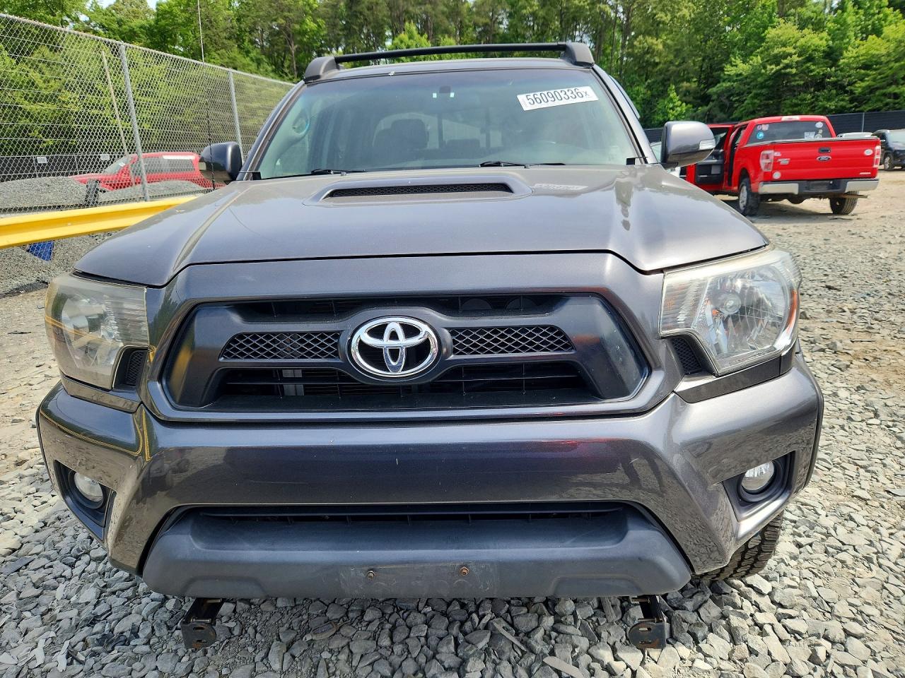 2014 Toyota Tacoma Double Cab Gray vin: 3TMLU4EN5EM154110