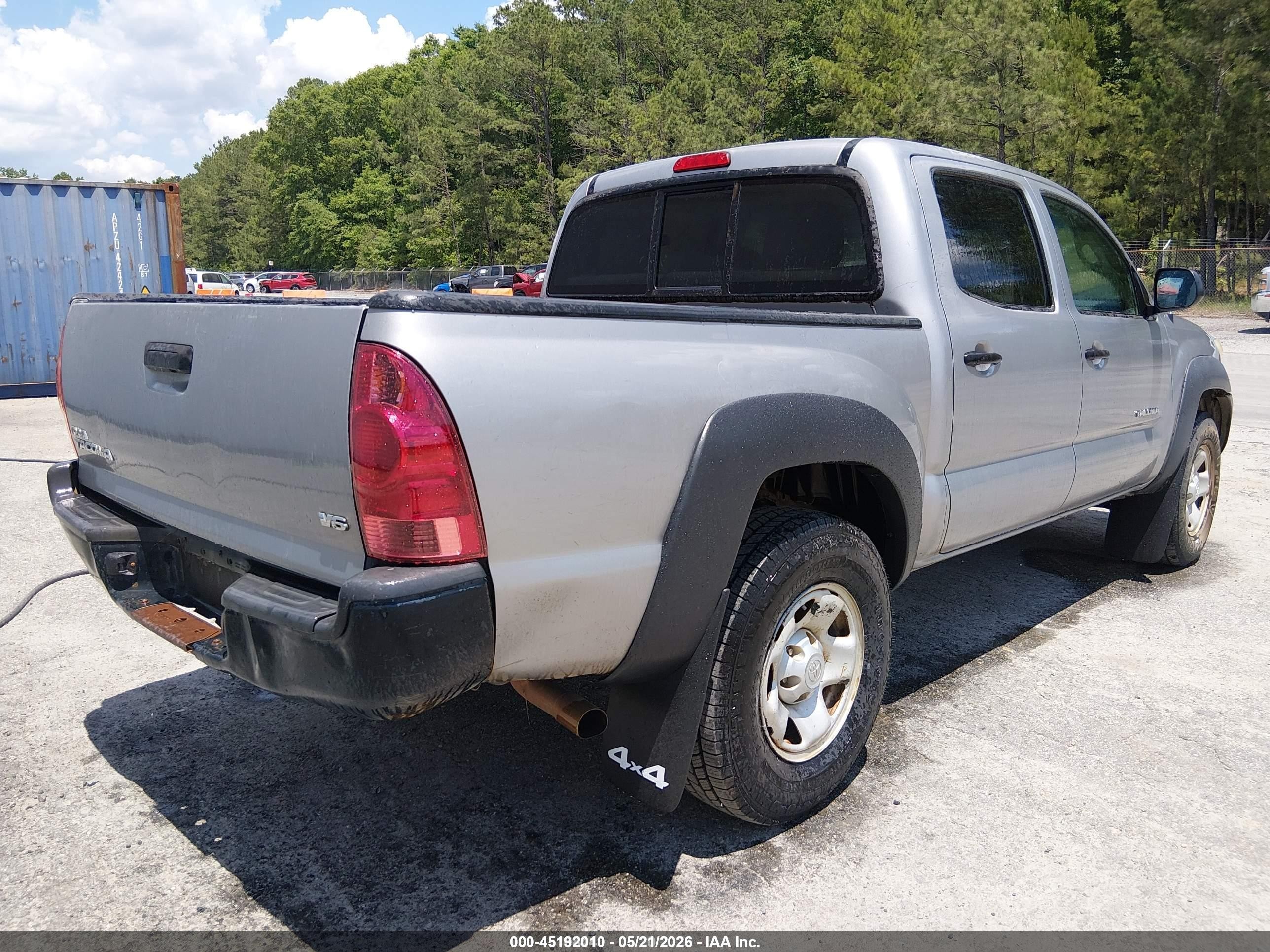 2014 Toyota Tacoma Base V6 Silver vin: 3TMLU4EN5EM162420