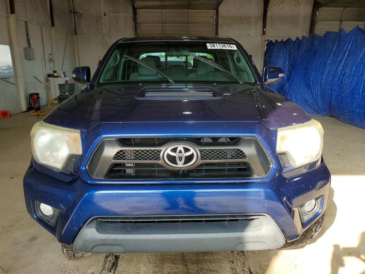 2015 Toyota Tacoma V6 Blue vin: 3TMLU4EN5FM182619
