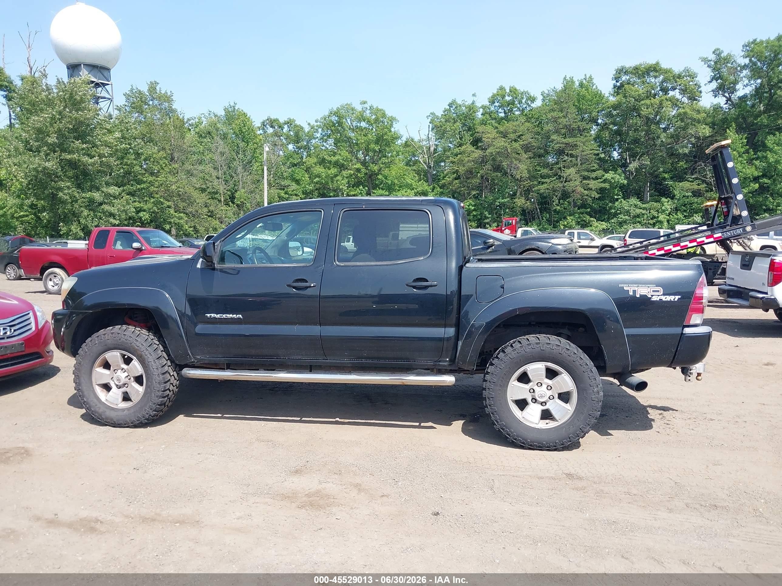 2010 Toyota Tacoma Base V6 Черный vin: 3TMLU4EN6AM038425