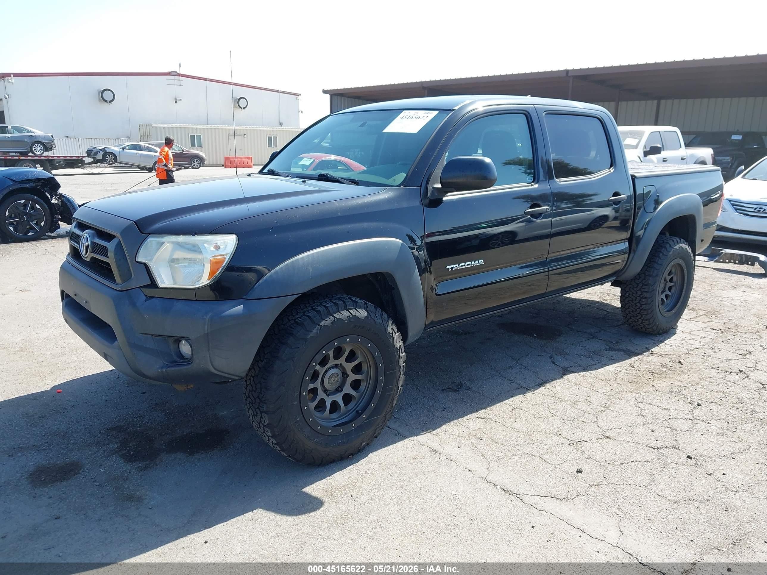 2012 Toyota Tacoma Base V6 Black vin: 3TMLU4EN6CM087854