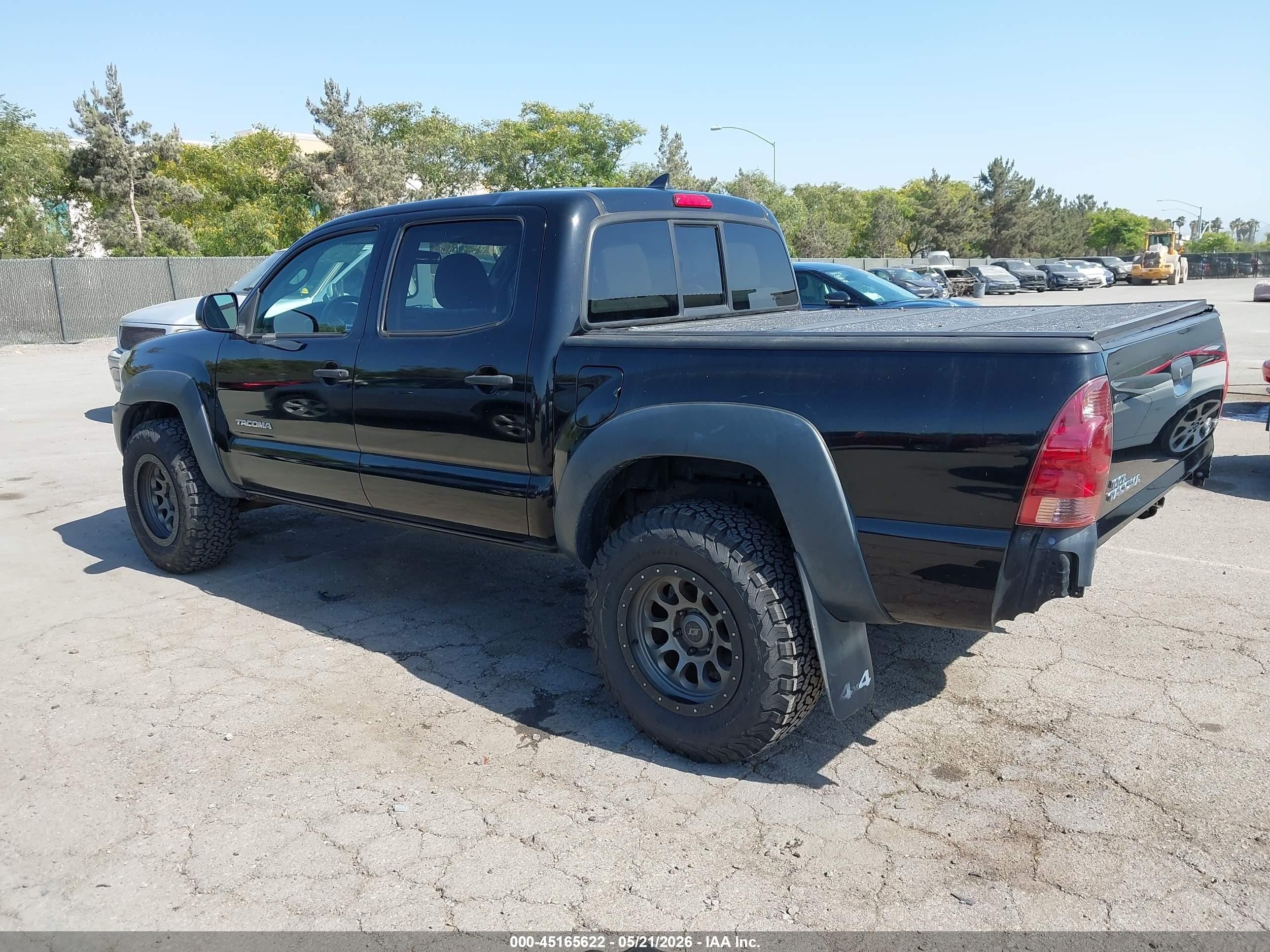 2012 Toyota Tacoma Base V6 Black vin: 3TMLU4EN6CM087854