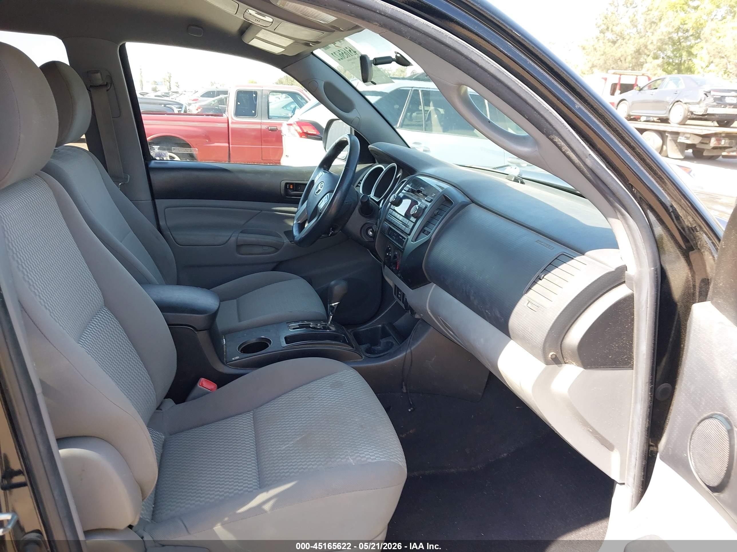2012 Toyota Tacoma Base V6 Black vin: 3TMLU4EN6CM087854