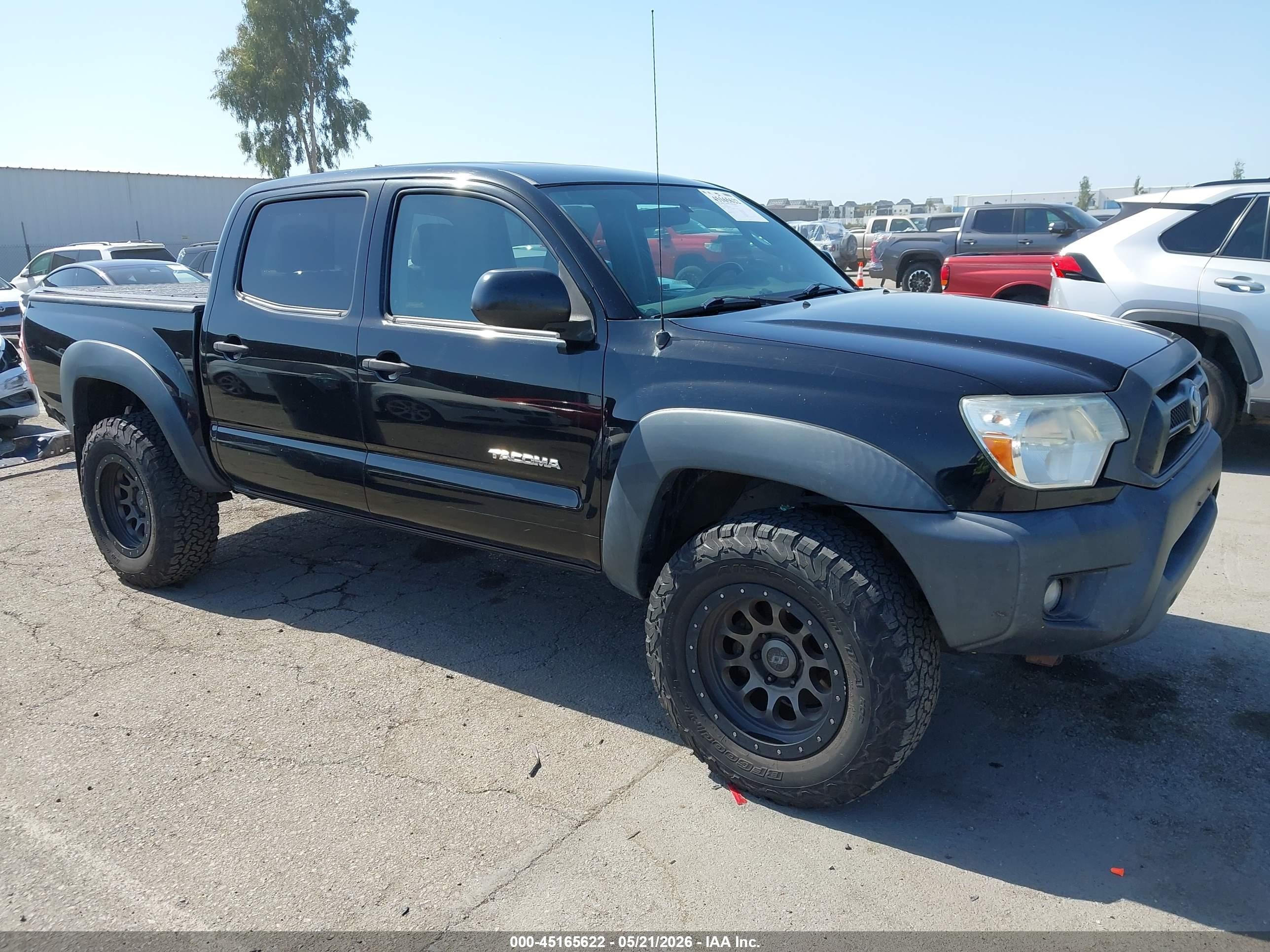 2012 Toyota Tacoma Base V6 Black vin: 3TMLU4EN6CM087854