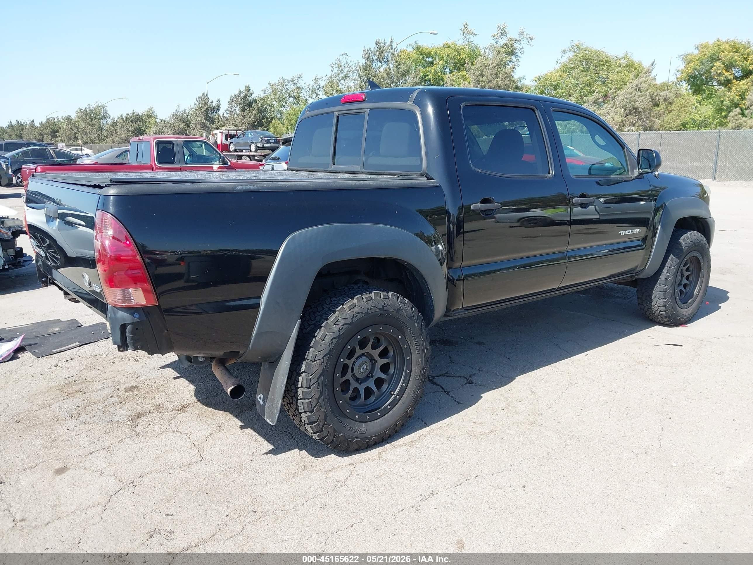 2012 Toyota Tacoma Base V6 Black vin: 3TMLU4EN6CM087854