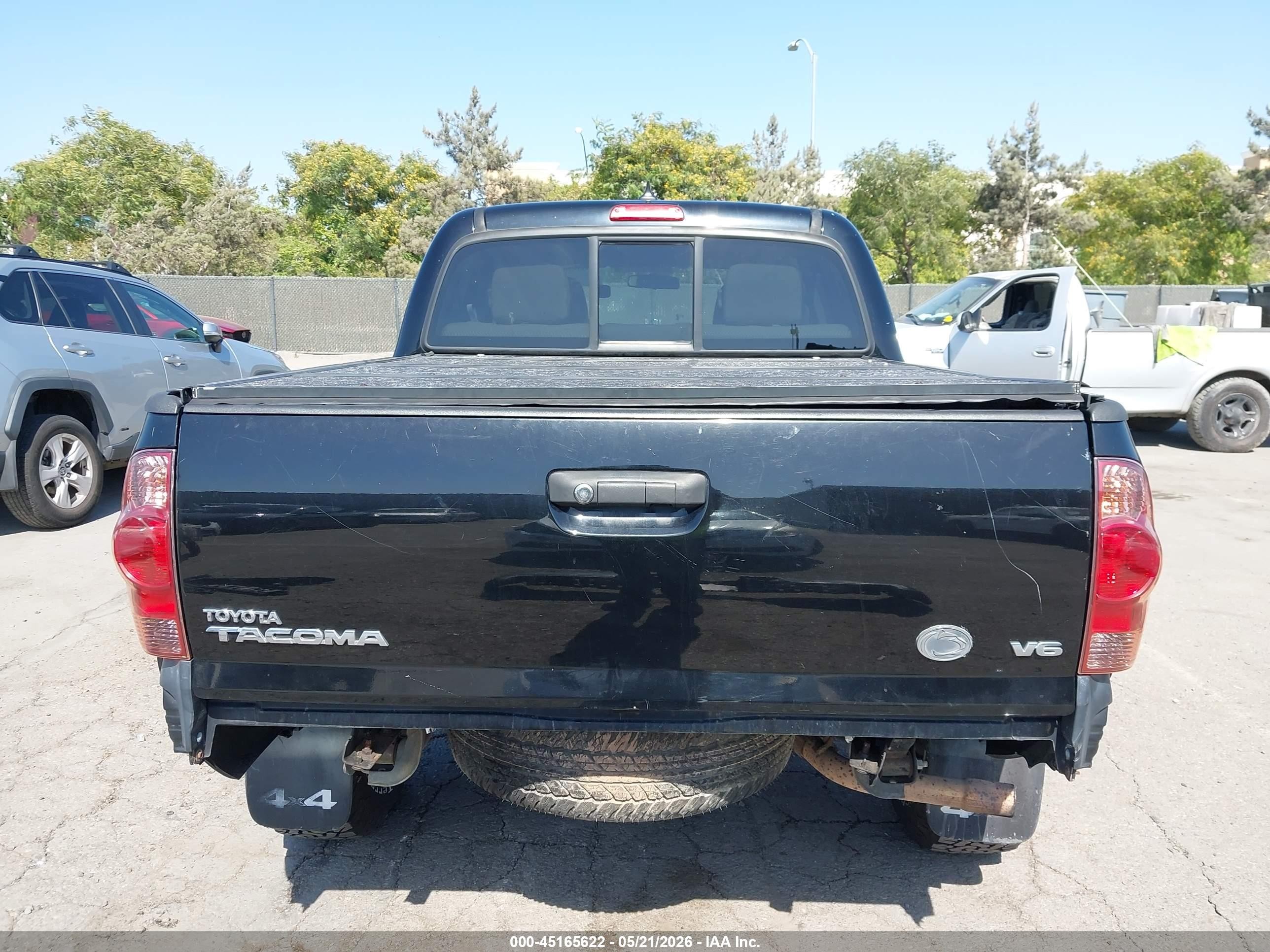 2012 Toyota Tacoma Base V6 Black vin: 3TMLU4EN6CM087854