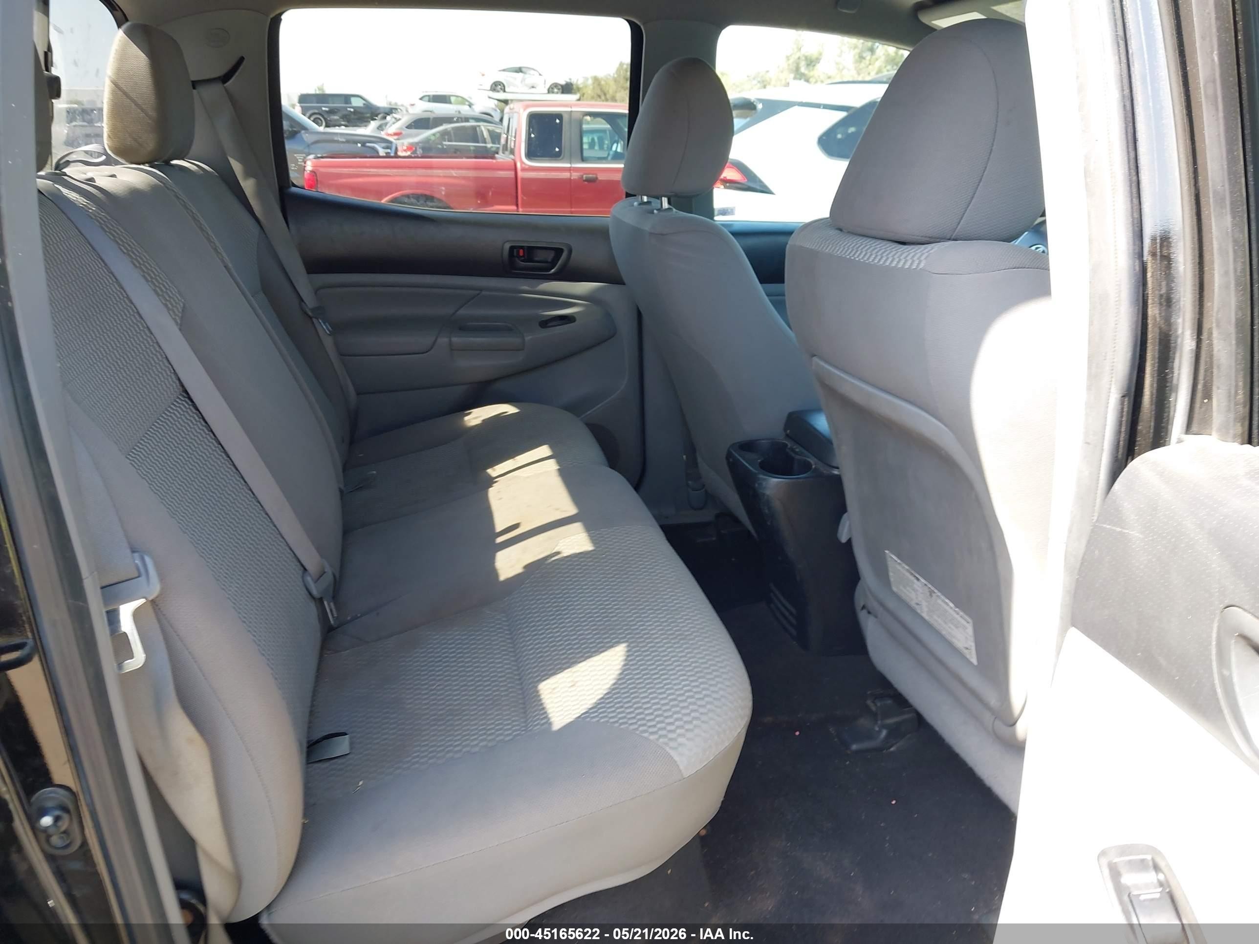 2012 Toyota Tacoma Base V6 Black vin: 3TMLU4EN6CM087854