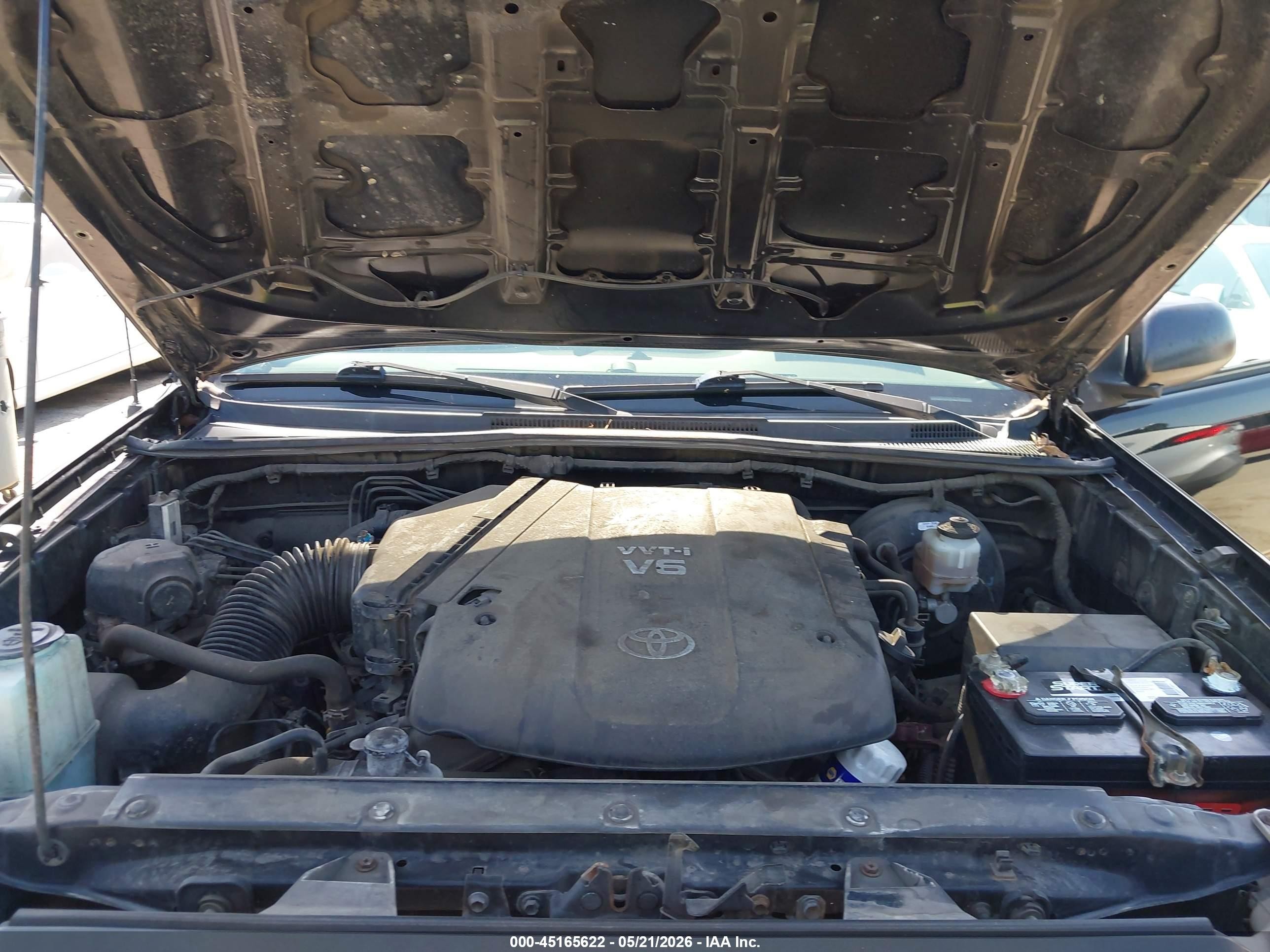 2012 Toyota Tacoma Base V6 Black vin: 3TMLU4EN6CM087854