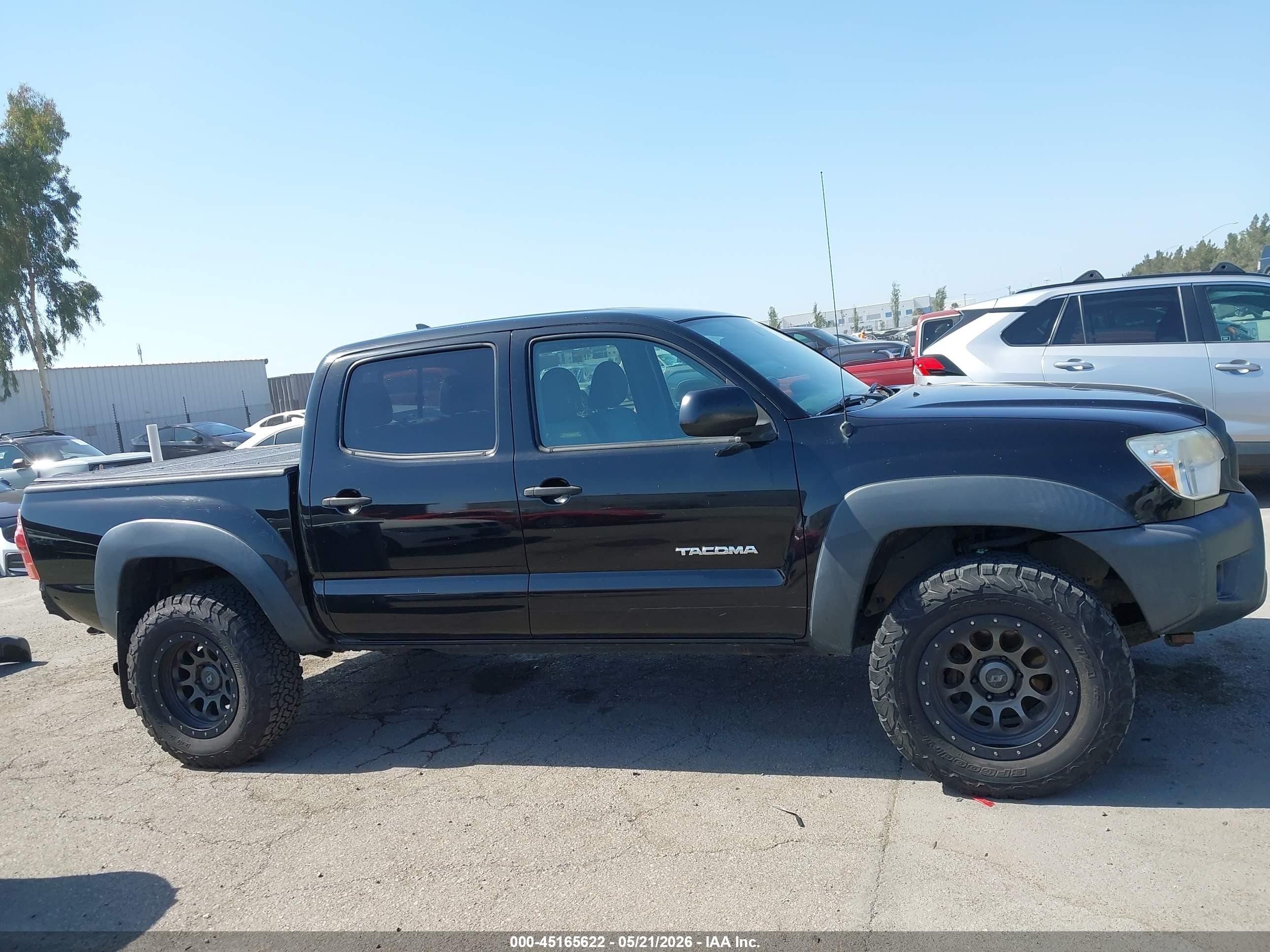 2012 Toyota Tacoma Base V6 Black vin: 3TMLU4EN6CM087854