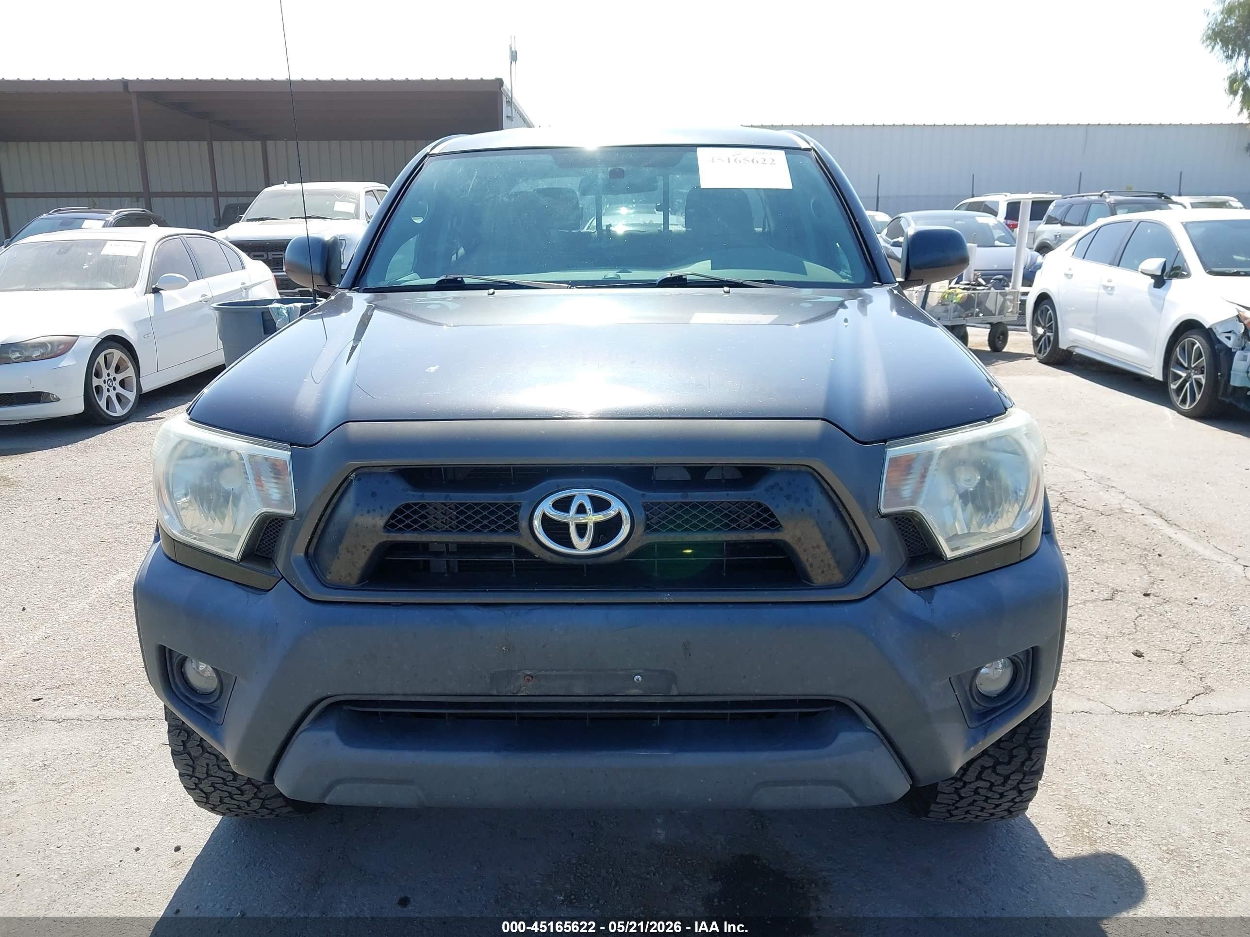 2012 Toyota Tacoma Base V6 Black vin: 3TMLU4EN6CM087854