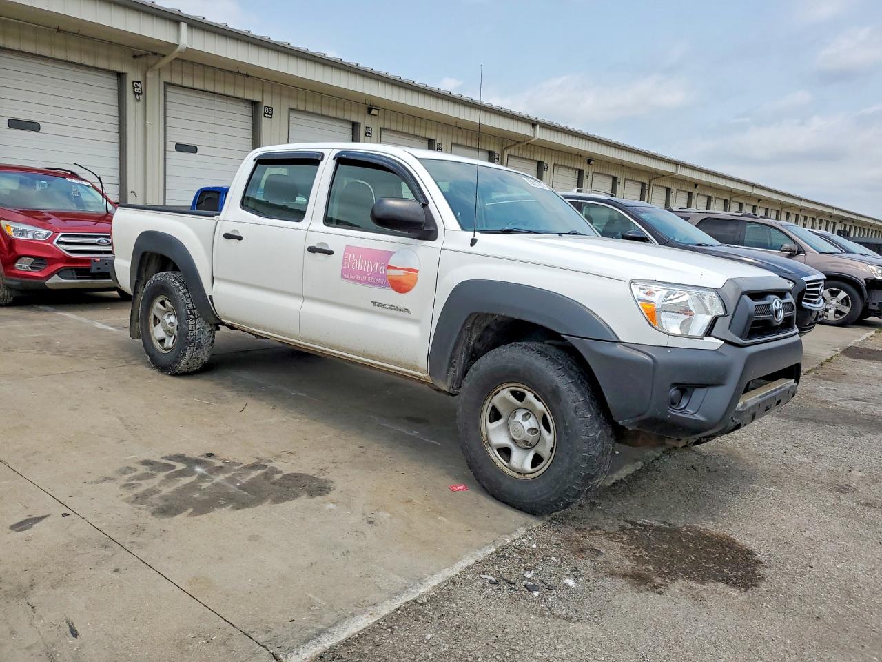 2012 Toyota Tacoma V6 White vin: 3TMLU4EN6CM103020