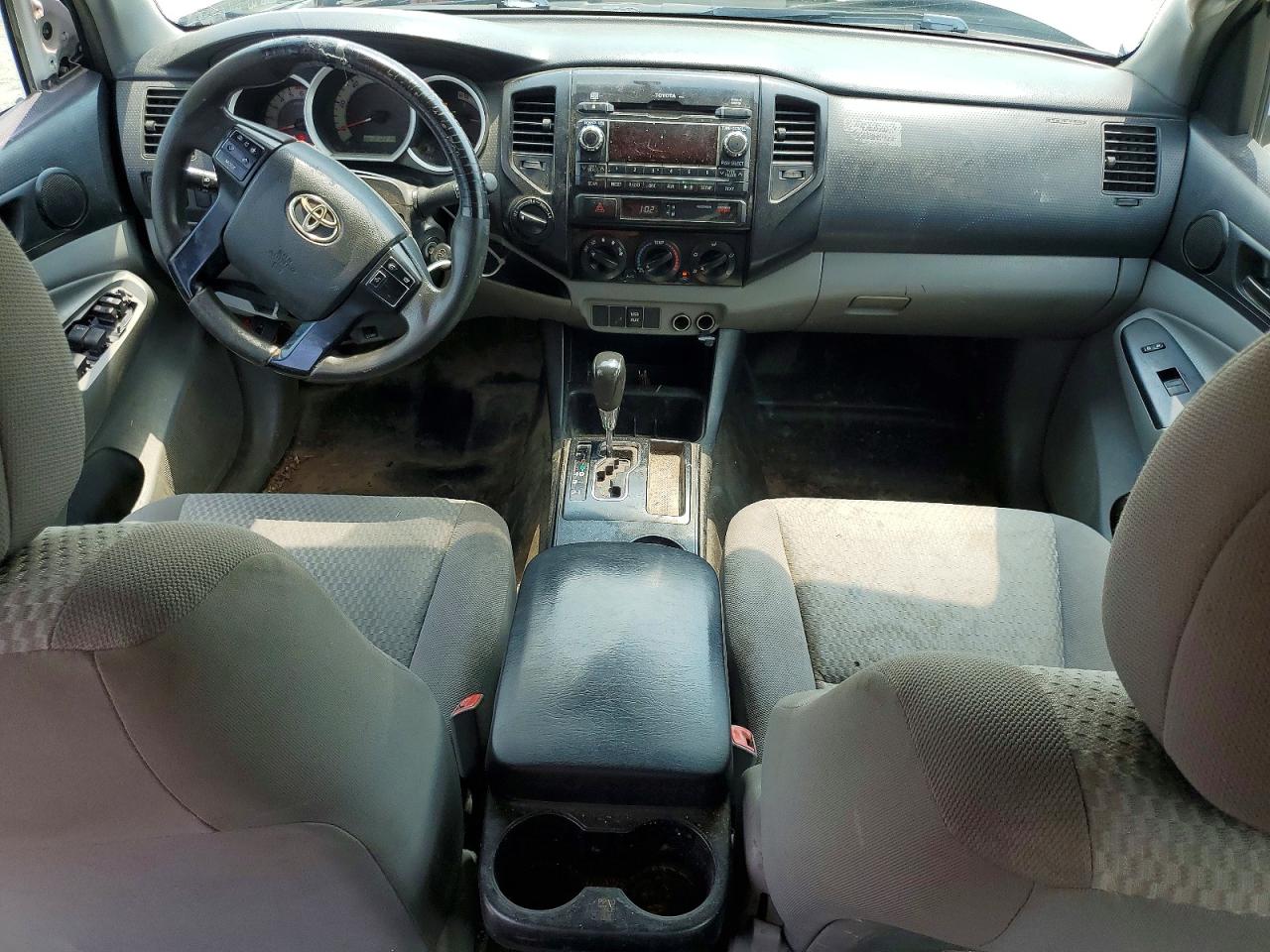 2012 Toyota Tacoma V6 White vin: 3TMLU4EN6CM103020