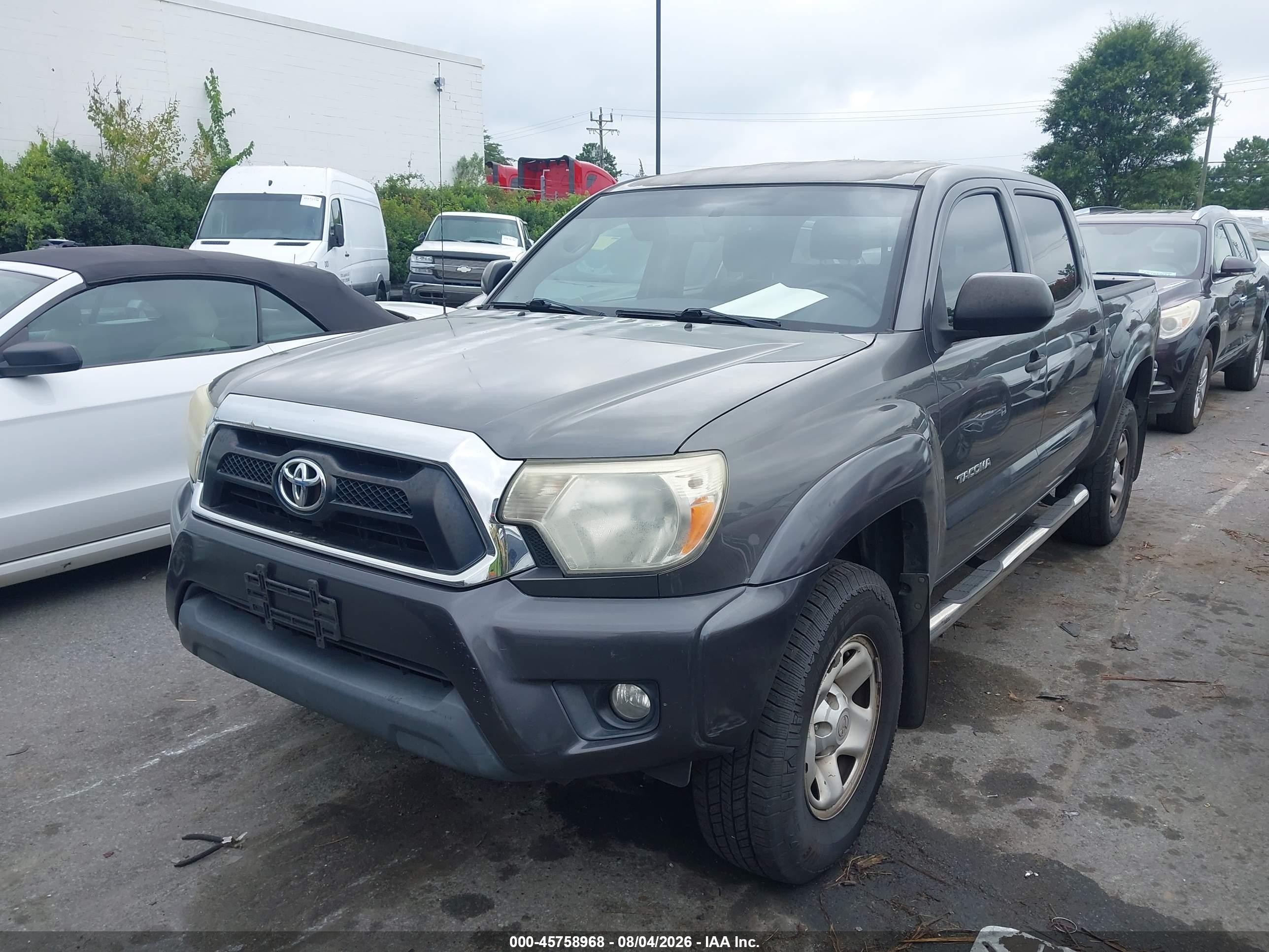 2013 Toyota Tacoma Base V6 Gray vin: 3TMLU4EN6DM109224