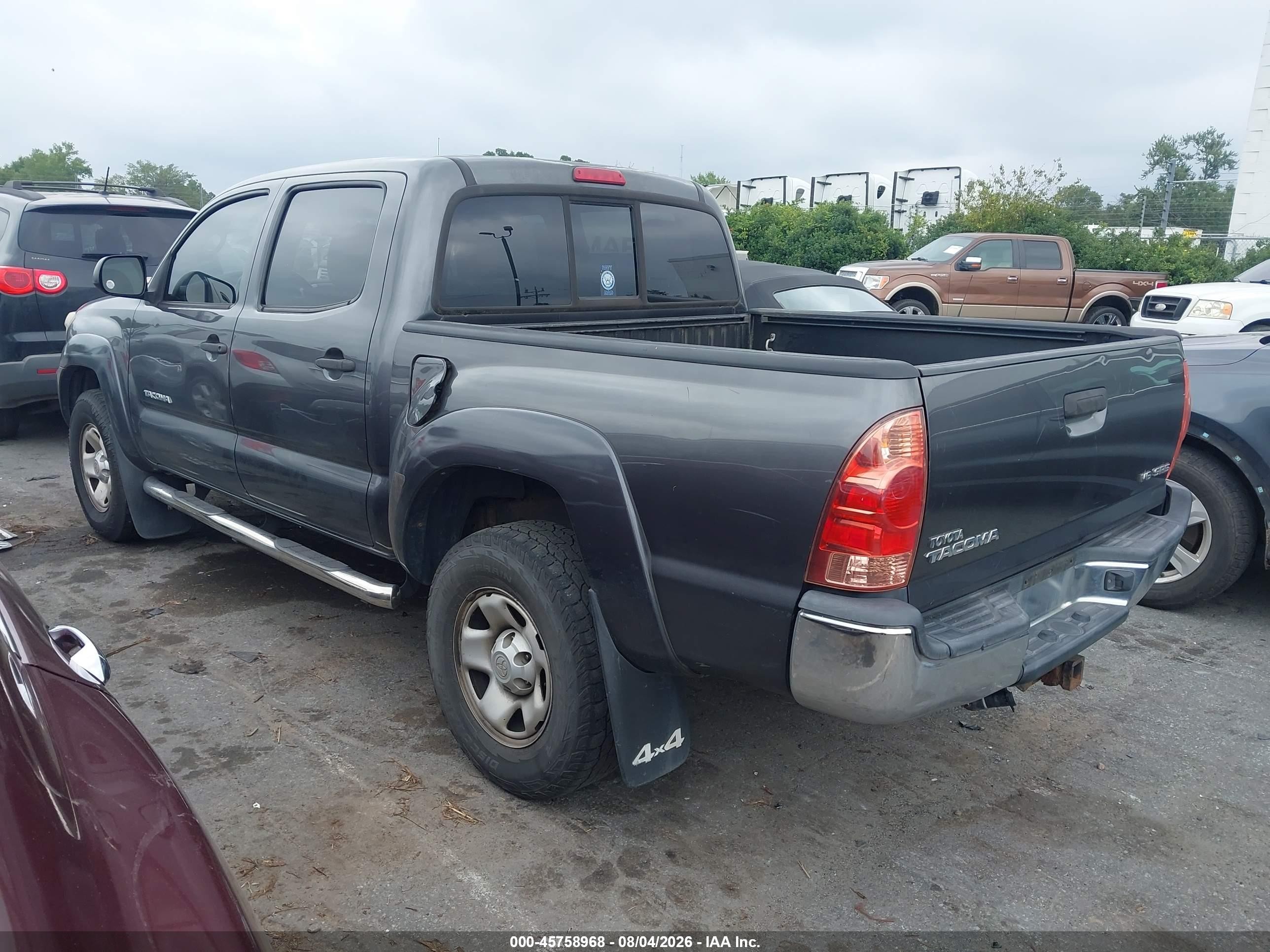 2013 Toyota Tacoma Base V6 Gray vin: 3TMLU4EN6DM109224