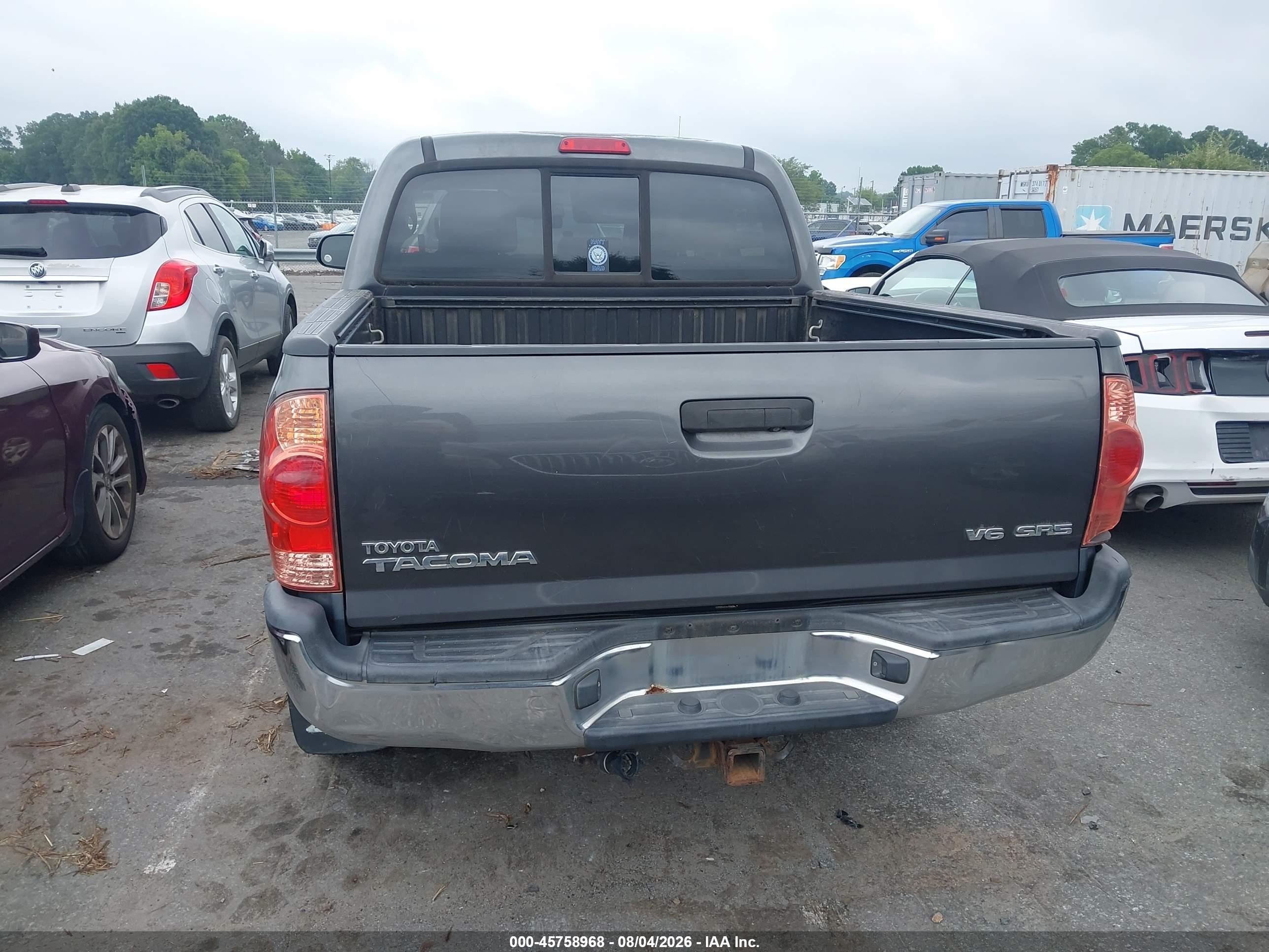 2013 Toyota Tacoma Base V6 Gray vin: 3TMLU4EN6DM109224