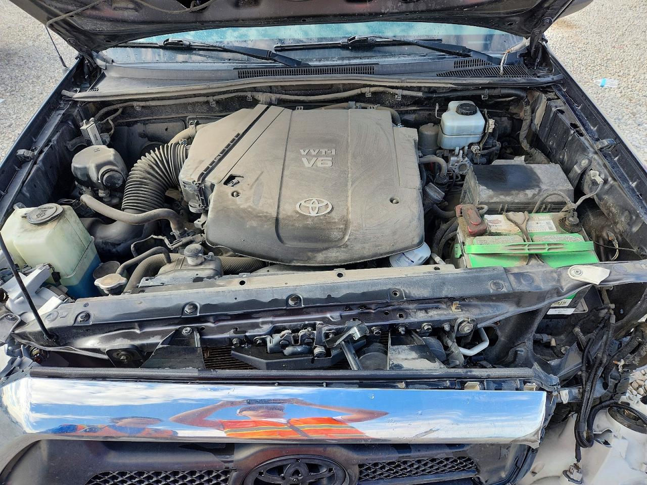 2013 Toyota Tacoma Double Cab Gray vin: 3TMLU4EN6DM121115