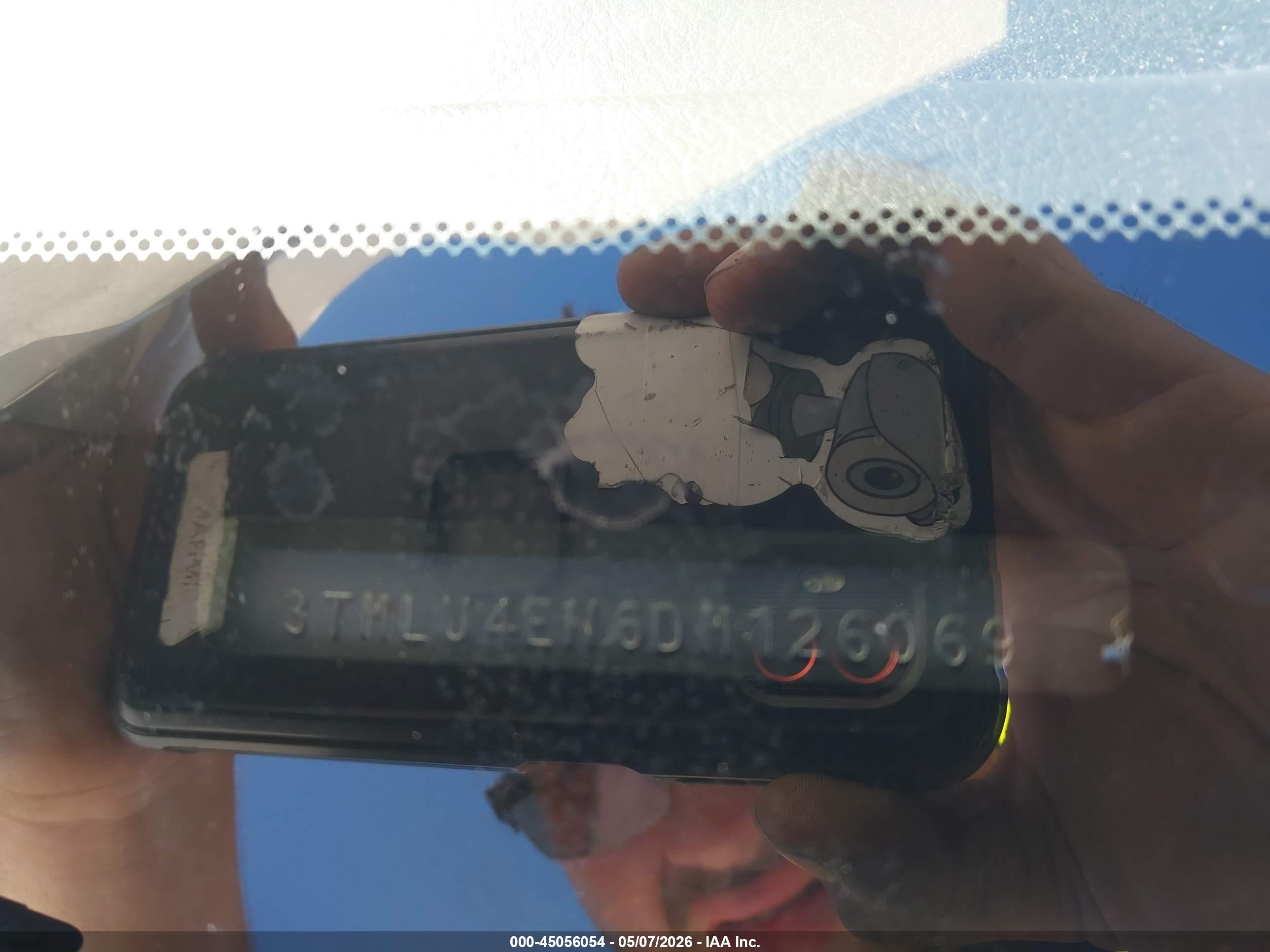 2013 Toyota Tacoma Base V6 Белый vin: 3TMLU4EN6DM126069