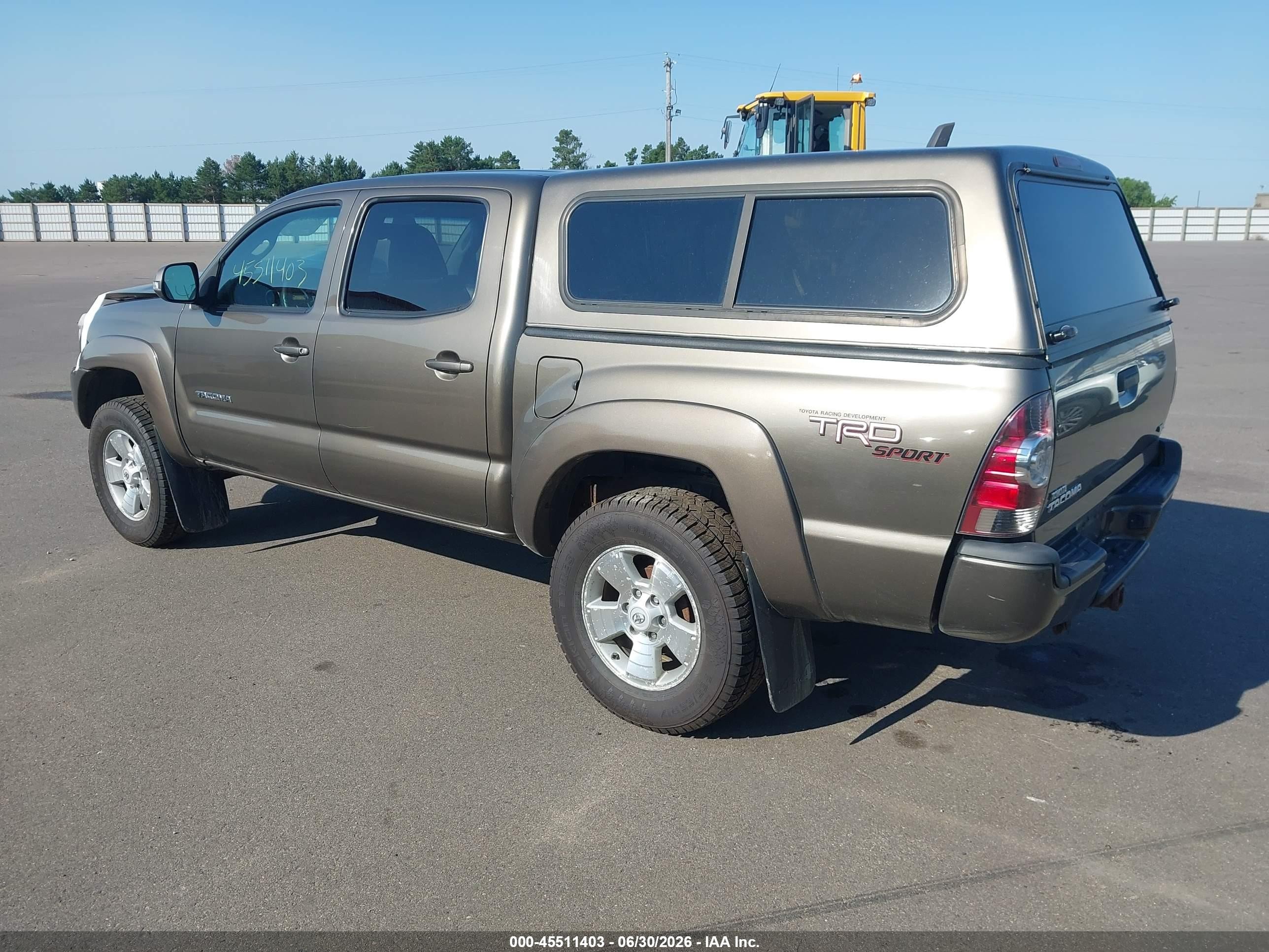 2013 Toyota Tacoma Base V6 Gray vin: 3TMLU4EN6DM130316