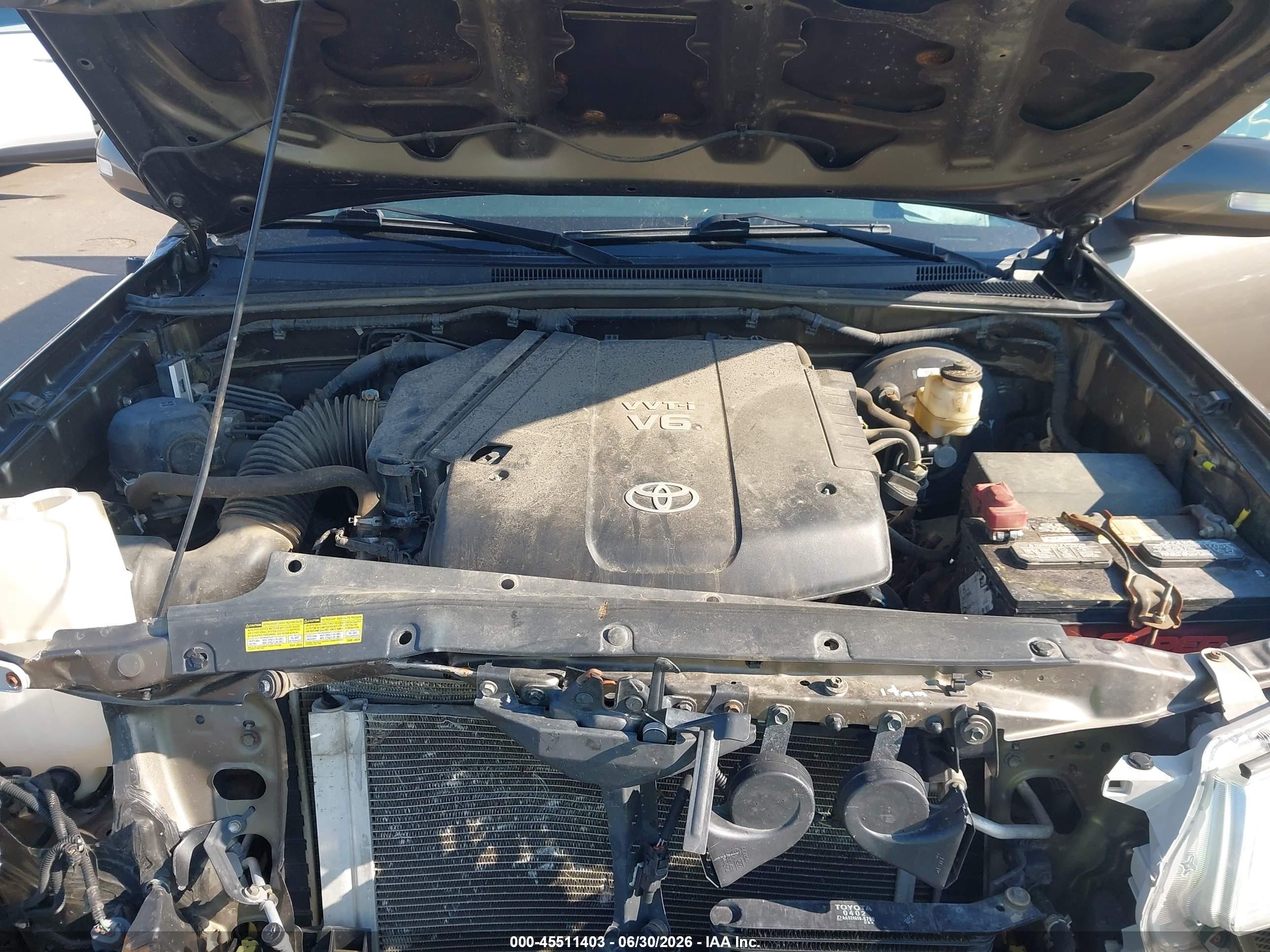 2013 Toyota Tacoma Base V6 Gray vin: 3TMLU4EN6DM130316