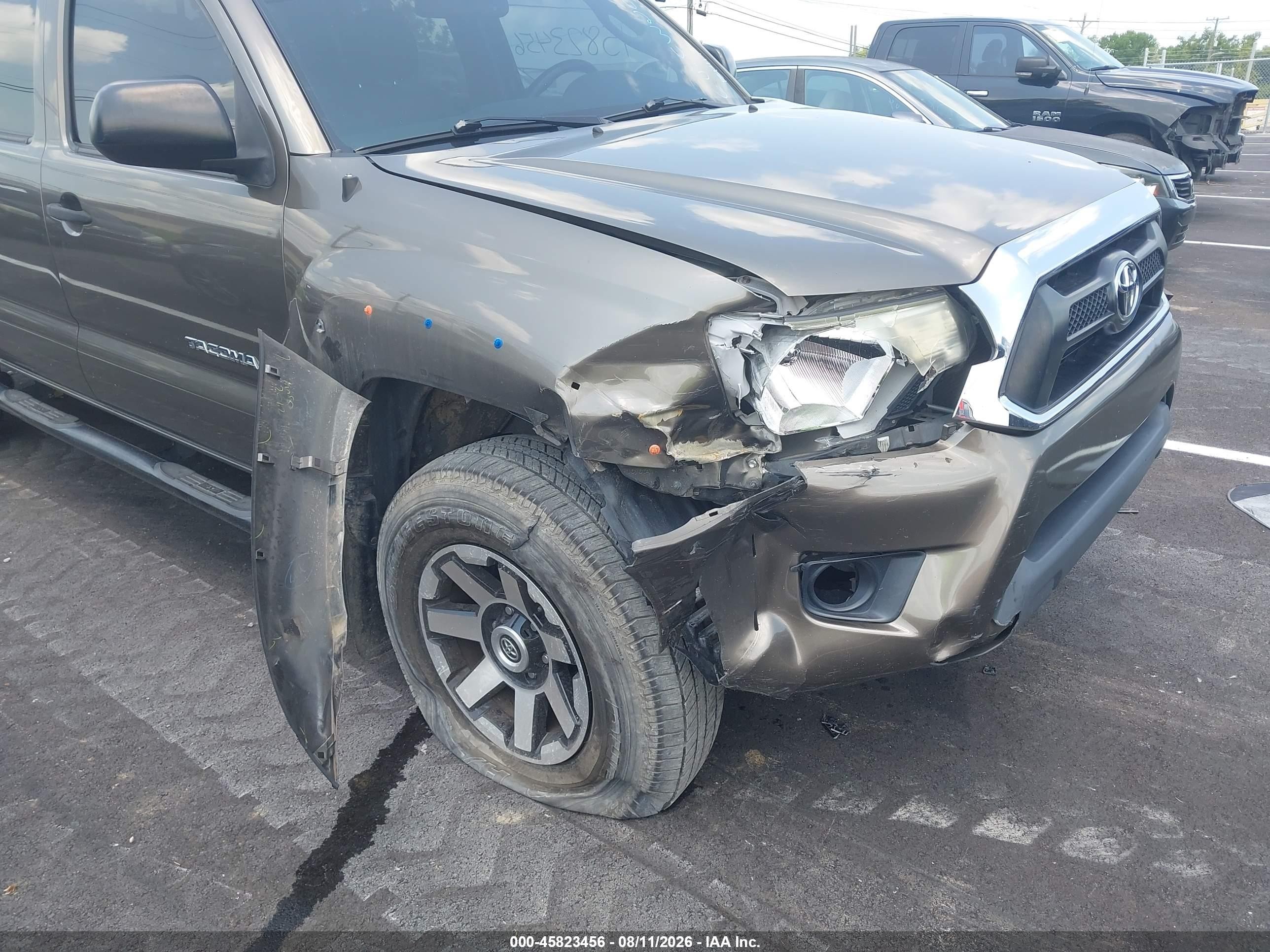 2013 Toyota Tacoma Base V6 Gold vin: 3TMLU4EN6DM131417