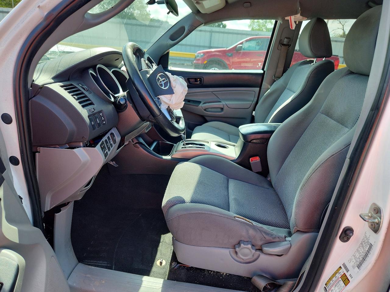2014 Toyota Tacoma Double Cab Белый vin: 3TMLU4EN6EM136568
