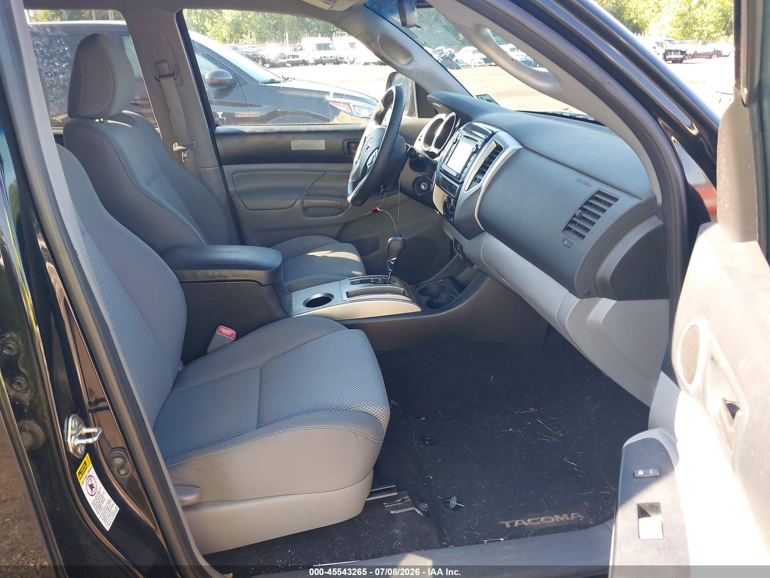 2014 Toyota Tacoma Base V6 Black vin: 3TMLU4EN6EM147988