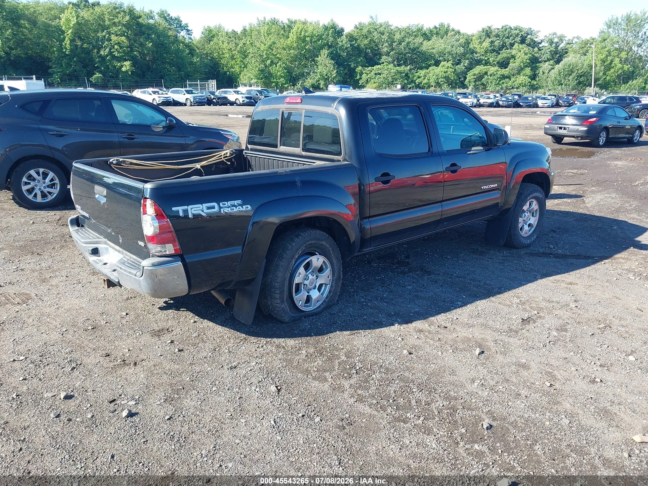 2014 Toyota Tacoma Base V6 Black vin: 3TMLU4EN6EM147988