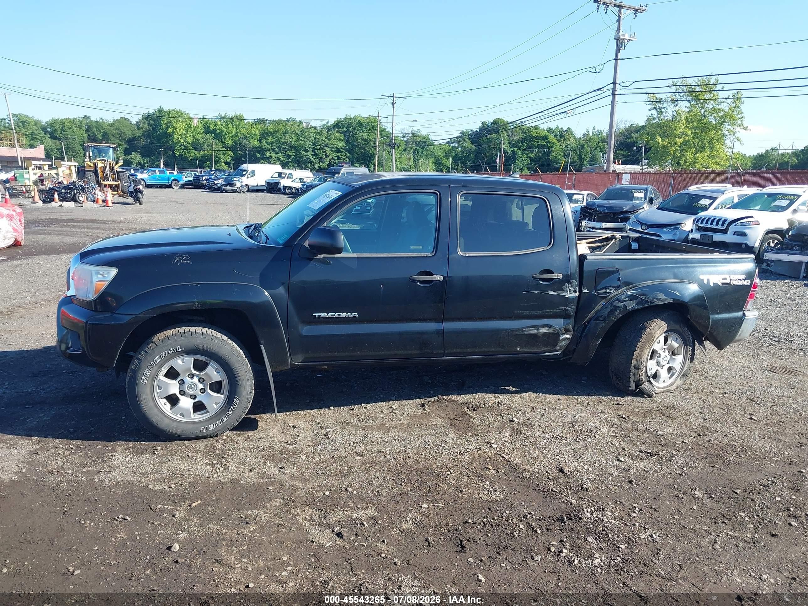 2014 Toyota Tacoma Base V6 Black vin: 3TMLU4EN6EM147988