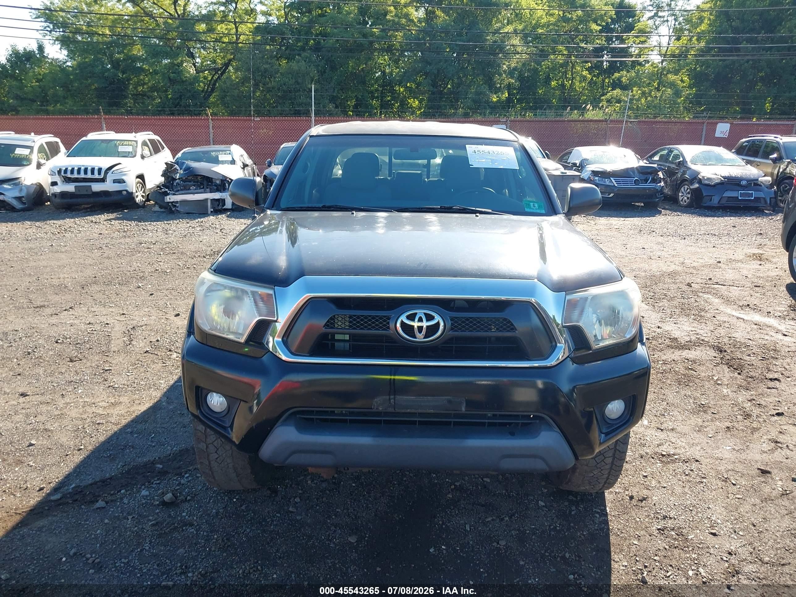2014 Toyota Tacoma Base V6 Black vin: 3TMLU4EN6EM147988