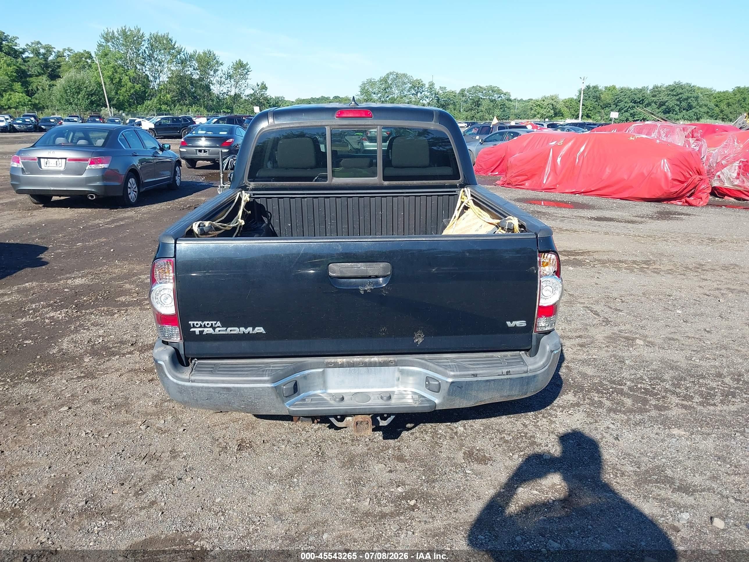 2014 Toyota Tacoma Base V6 Black vin: 3TMLU4EN6EM147988