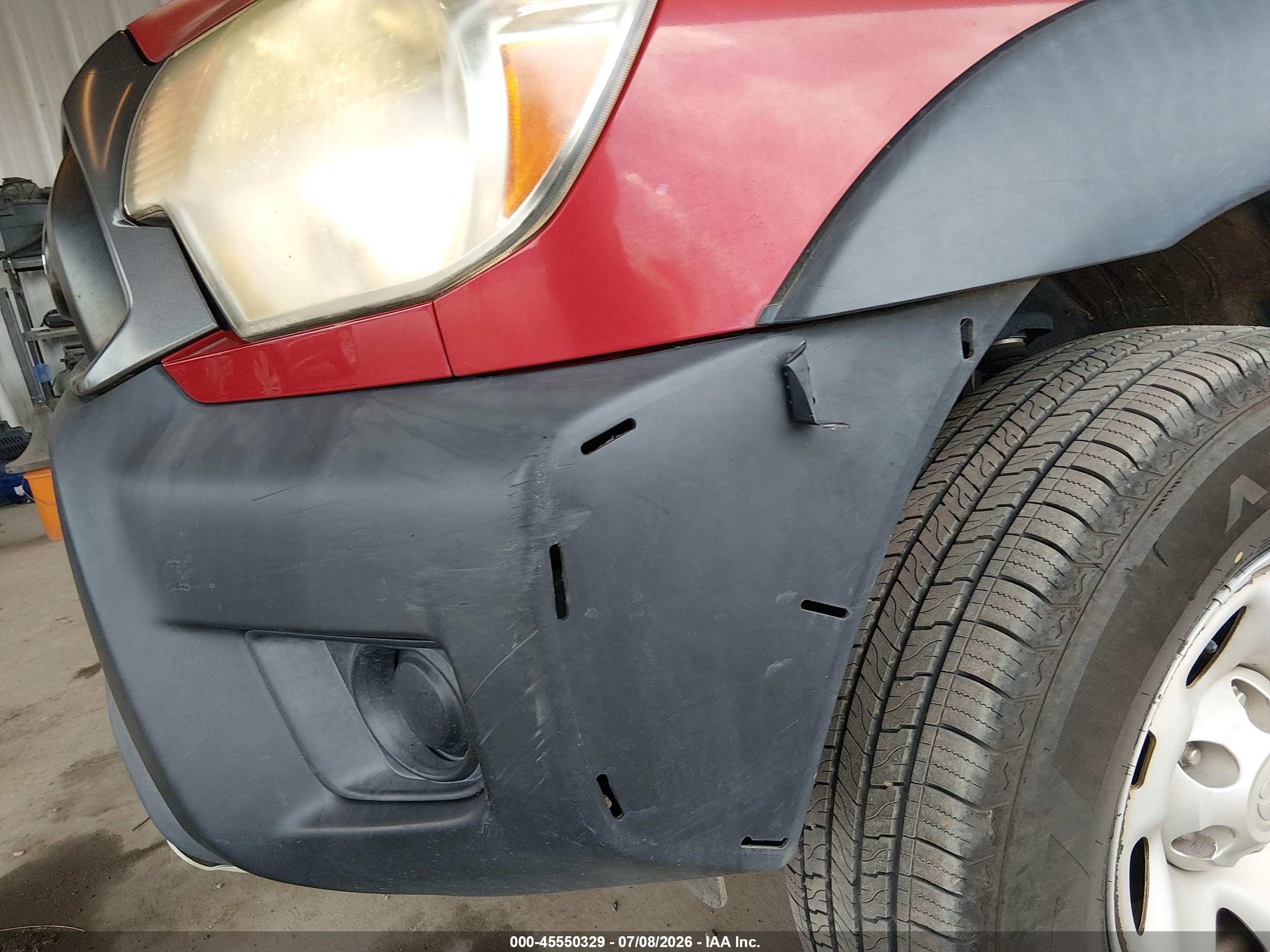 2014 Toyota Tacoma Base V6 Red vin: 3TMLU4EN6EM162586