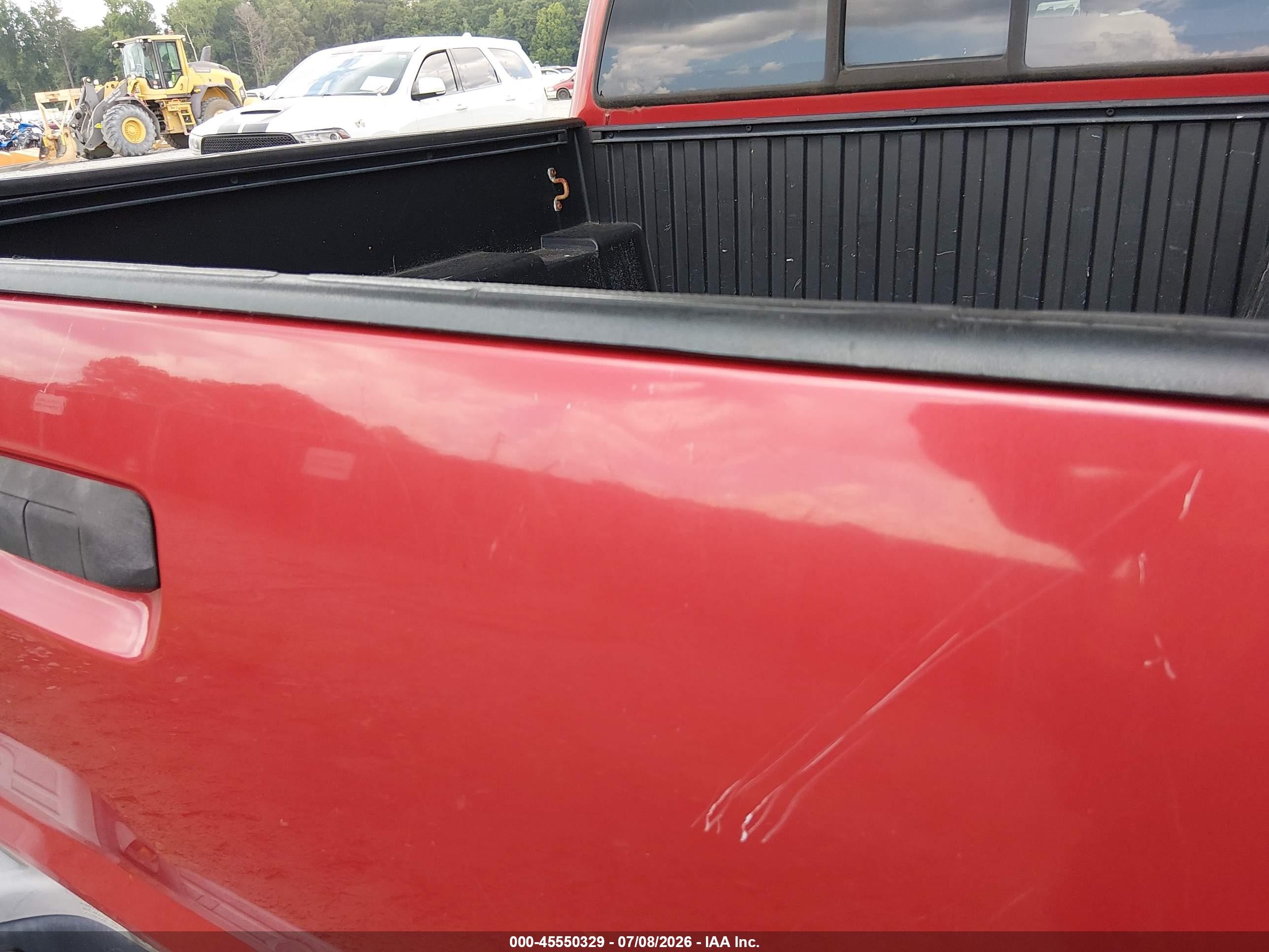 2014 Toyota Tacoma Base V6 Red vin: 3TMLU4EN6EM162586